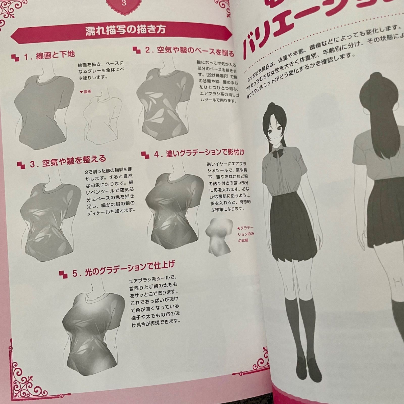 How To Draw Chubby Girls Anime Manga Comic Art Guide Glamour Japanese book Japan