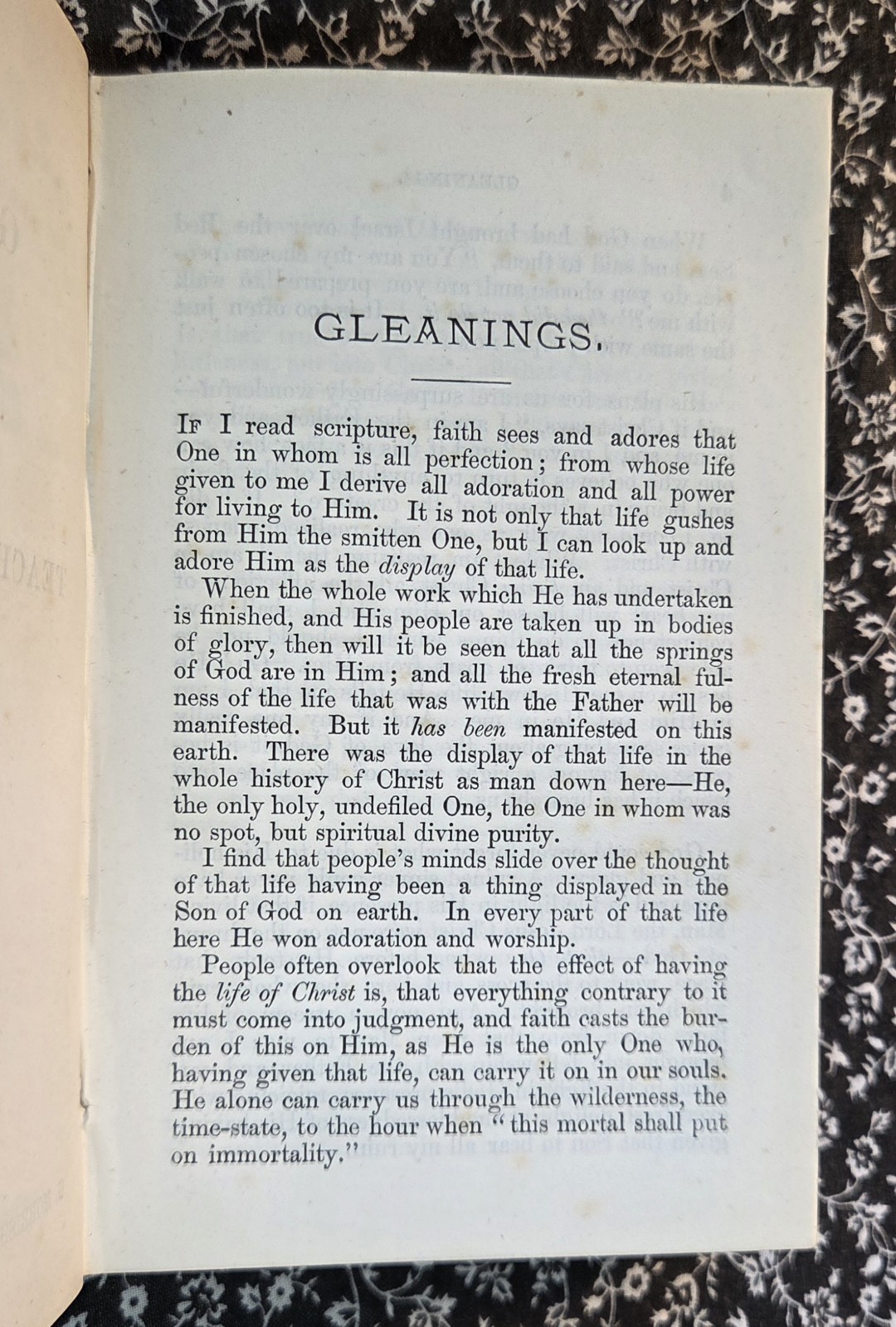 Gleanings From The Teachings Of George V. Wigram, Circa 1870’s, HC