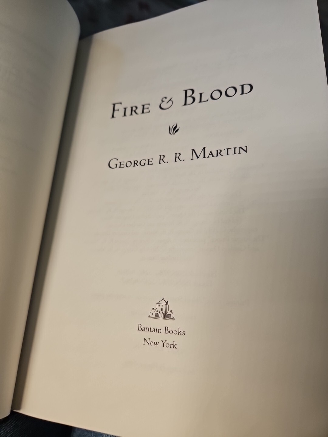 Fire And Blood by George R R Martin 2018 HC DJ First Ed 1st Prt VG Condition B4