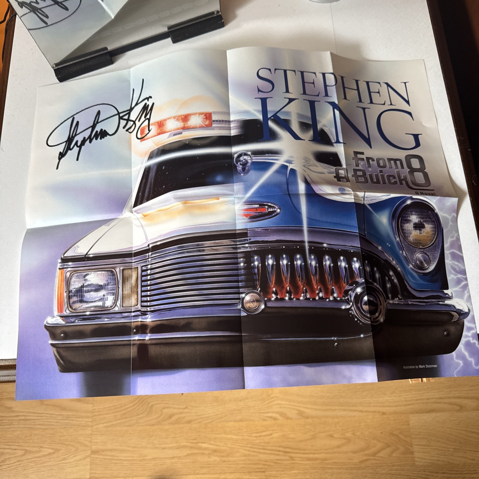 From A Buick 8 by Stephen King – First Edition w/ Facsimile Signed Poster HC/DJ