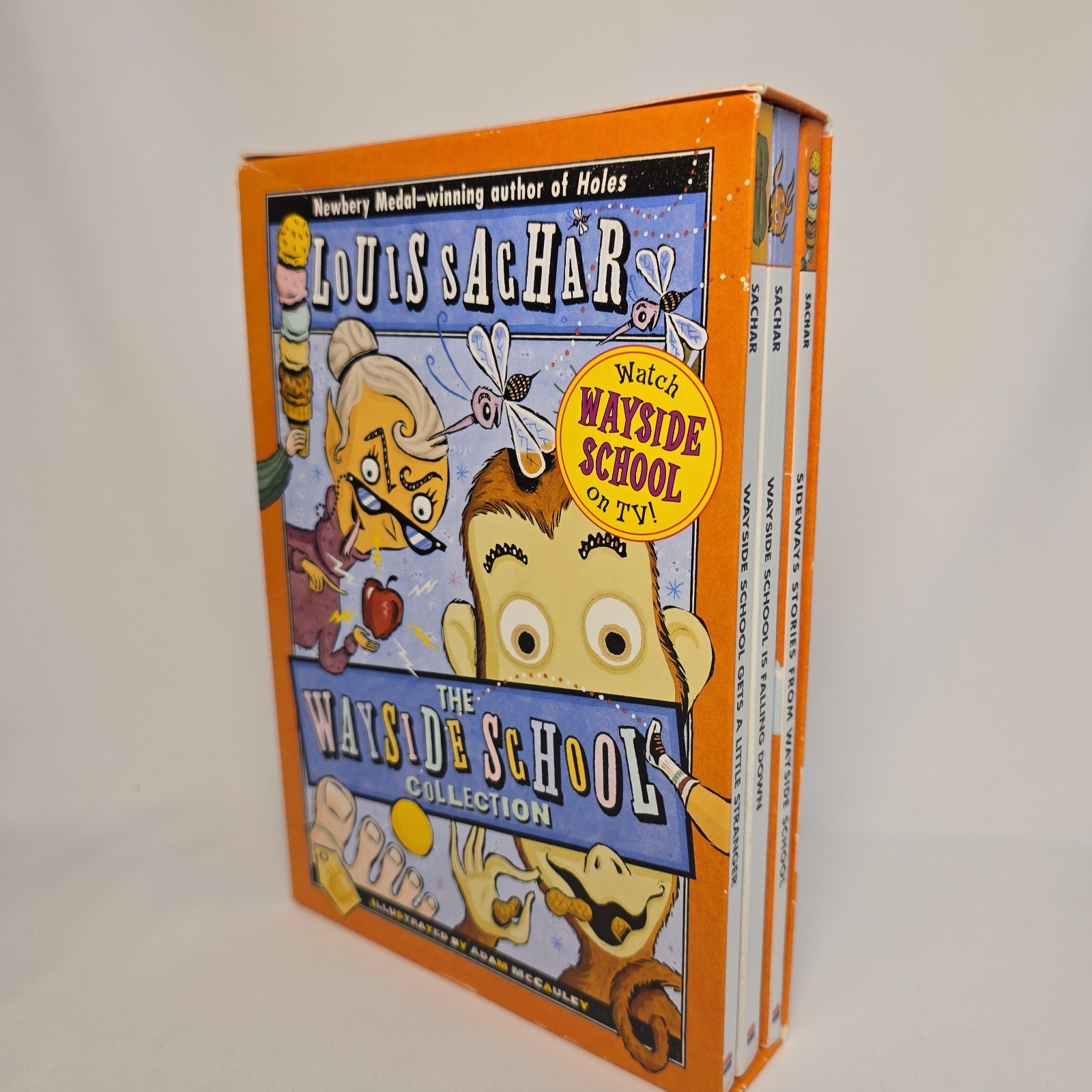 The Wayside School Collection Box Set of 3 Books by Louis Sachar in Slipcase