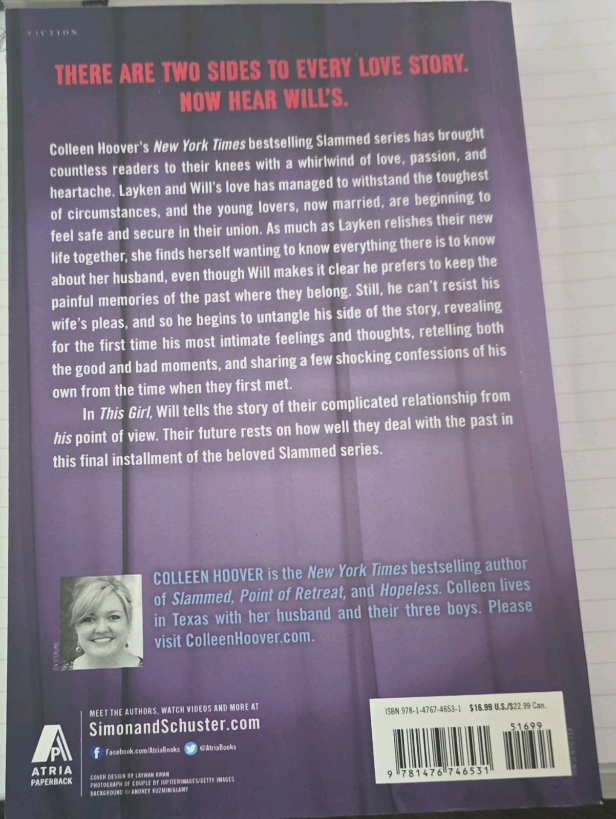 This Girl Colleen Hoover Signed Twice 2013 First Atria Paperback Bookworm Box