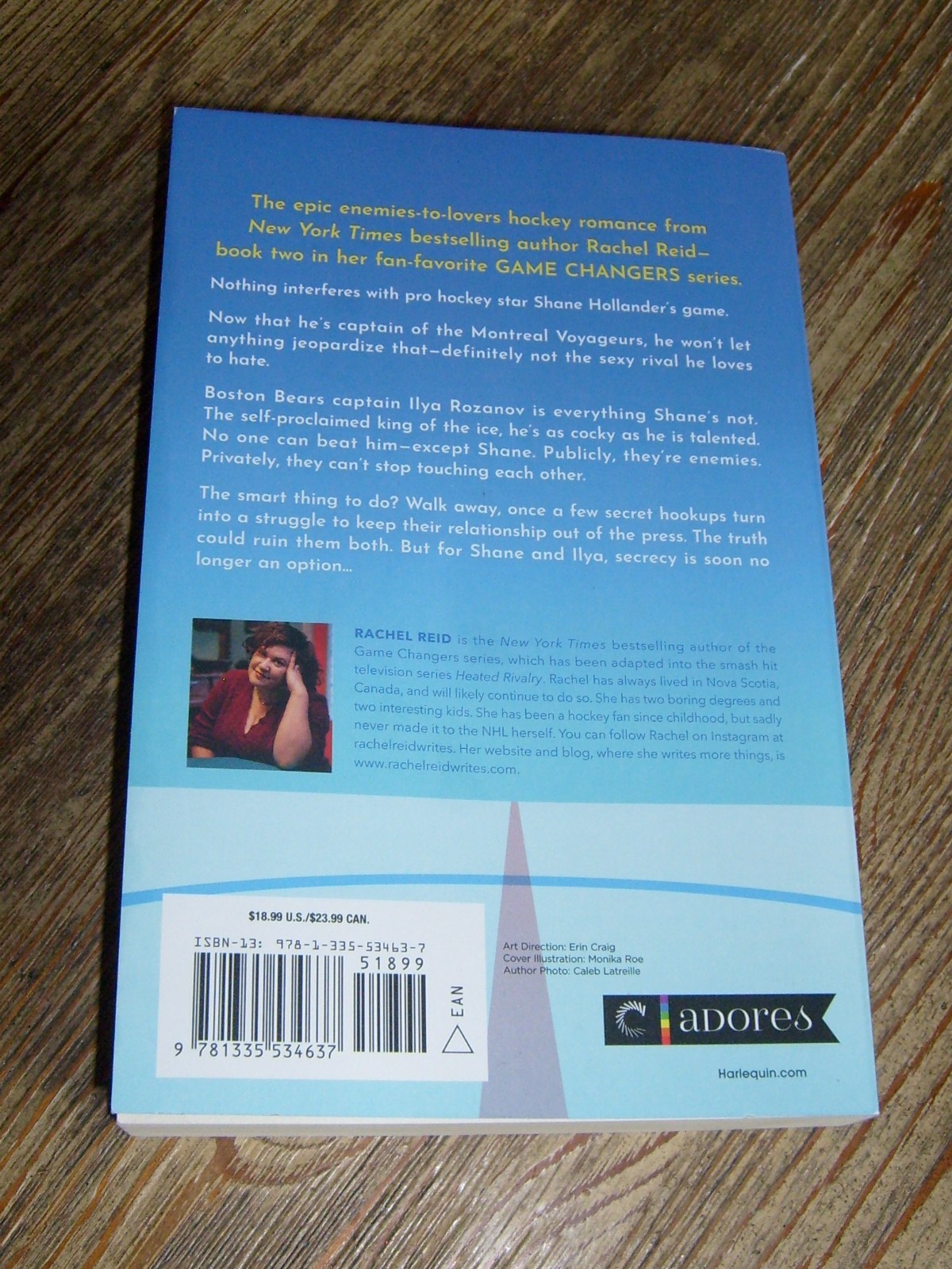 Heated Rivalry by Rachel Reid 2023 Softcover Gay Hockey Shane & Ilya