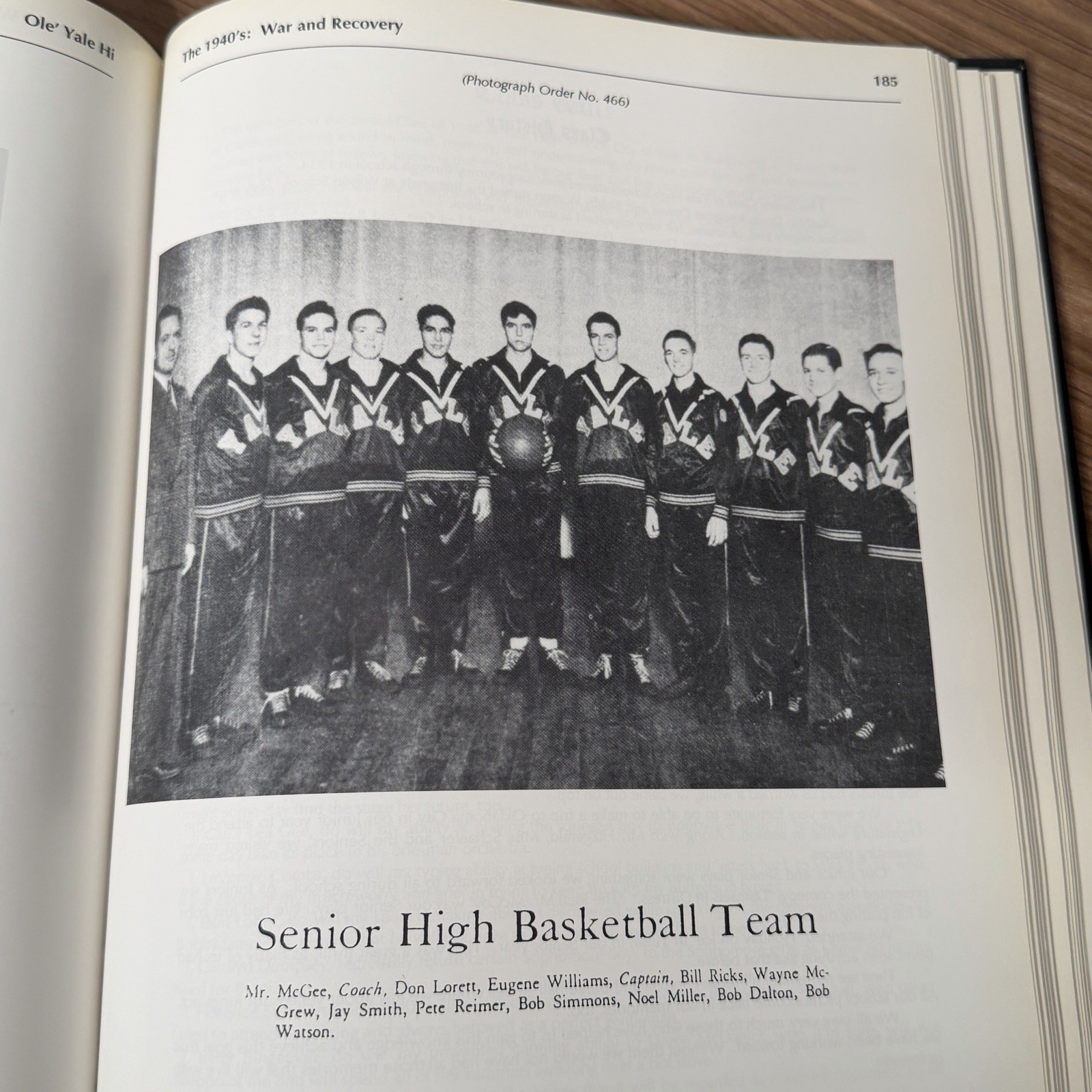 Ole‘ Yale High 1919-1987 Oklahoma High School Yearbook History Payne County HB