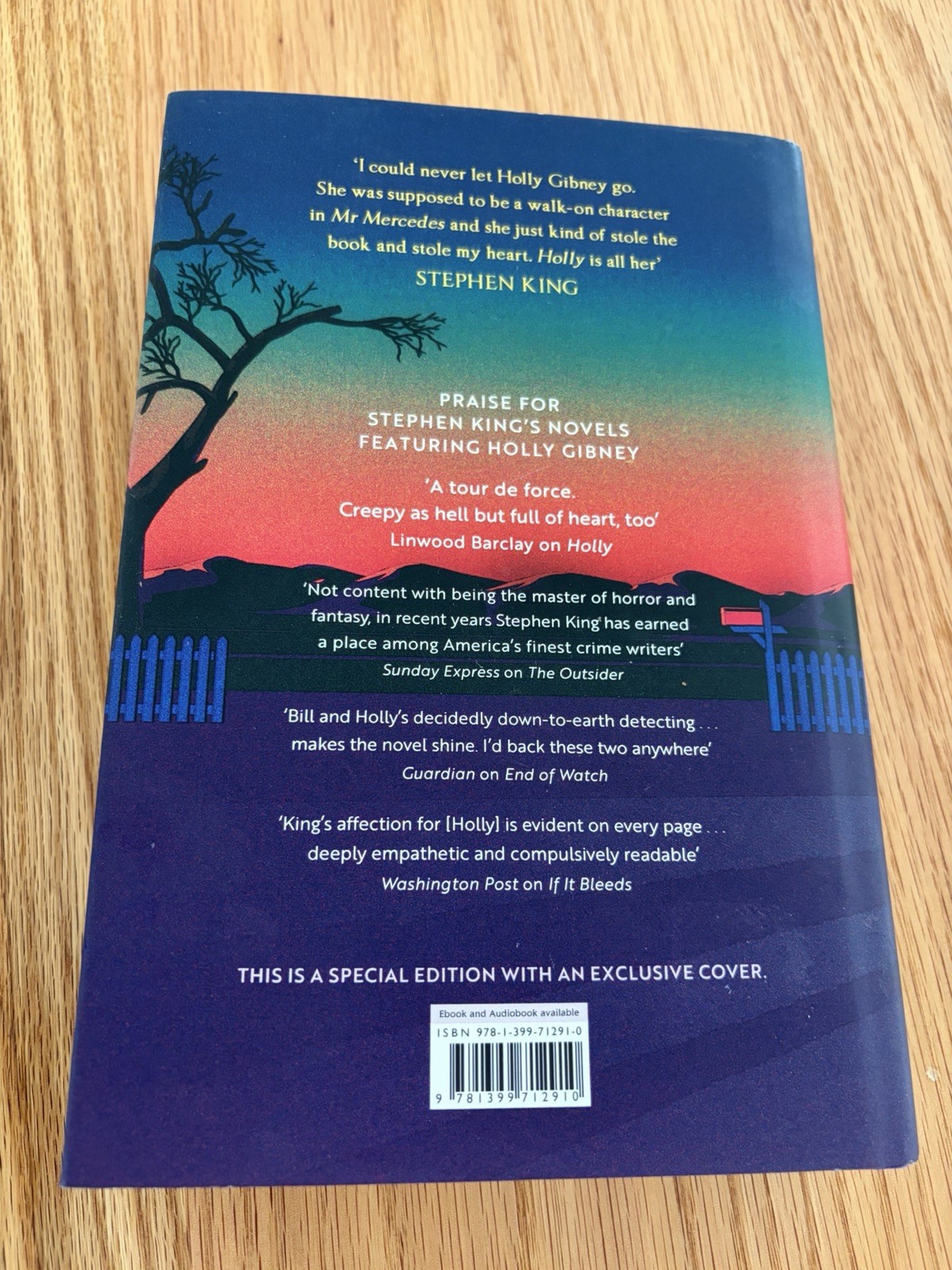 Stephen King Holly UK Collector’s Edition Hodder 1st Print Exclusive Hardcover
