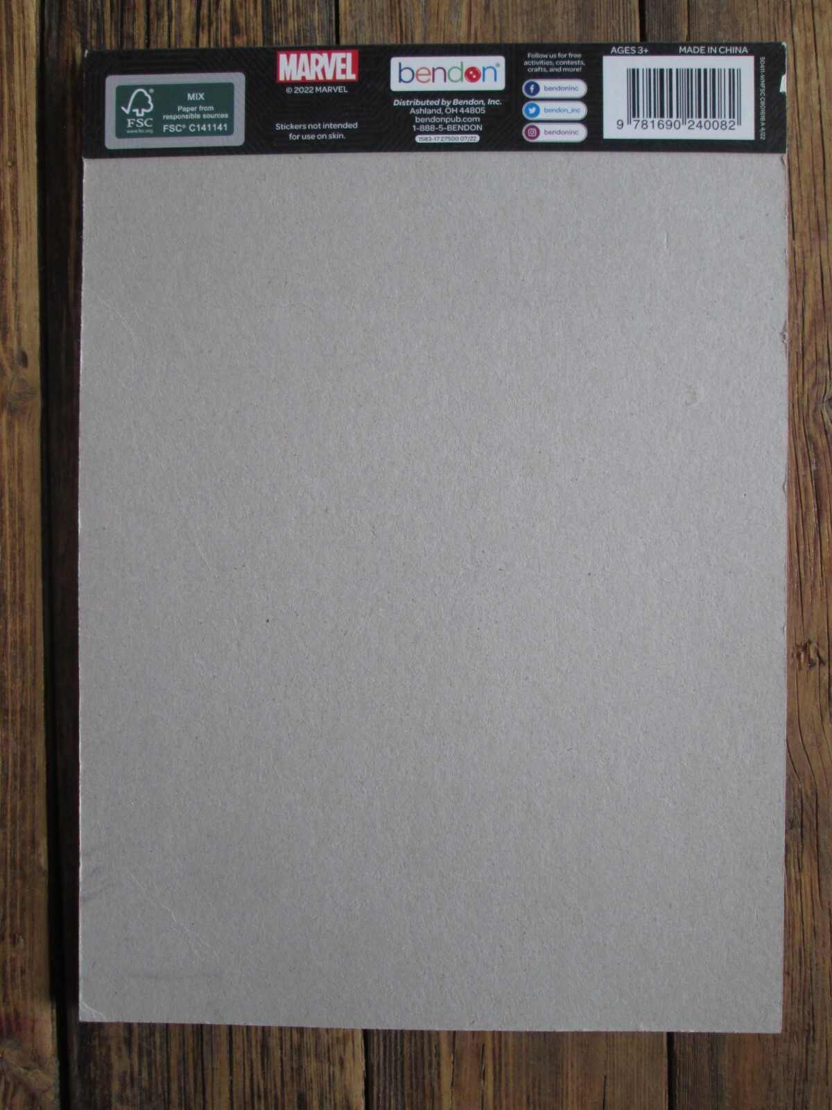 NEW Black Panther Wakanda Forever Create-a-Scene Book Bendon Sticker Coloring