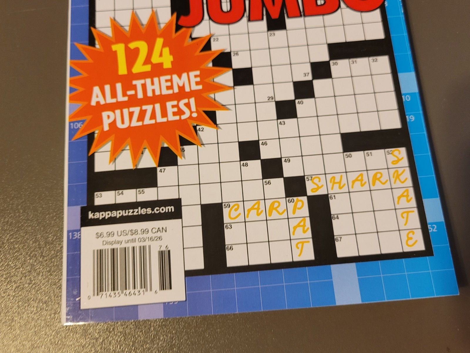 Superb Crosswords Jumbo Puzzle Book by KAPPA – 124 All-Themed Puzzles!