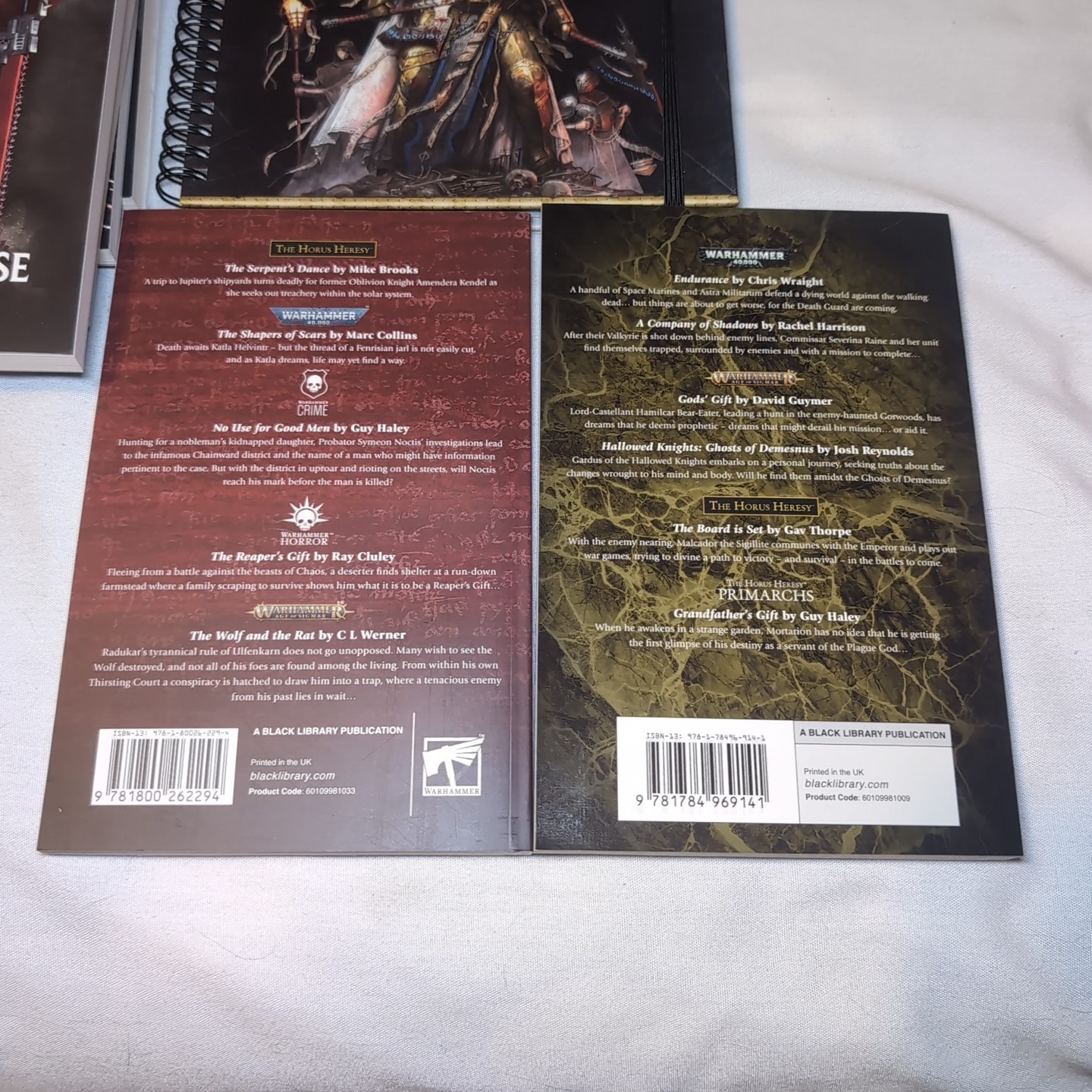 12x Warhammer Books Novels Novella Murder in Marienburg Halloween Ground