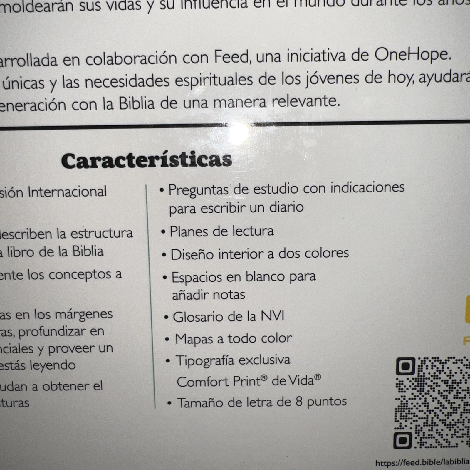 La Biblia Telos para Jovenes NVI, Texto revisado 2022, Soft leather-look, Gris,