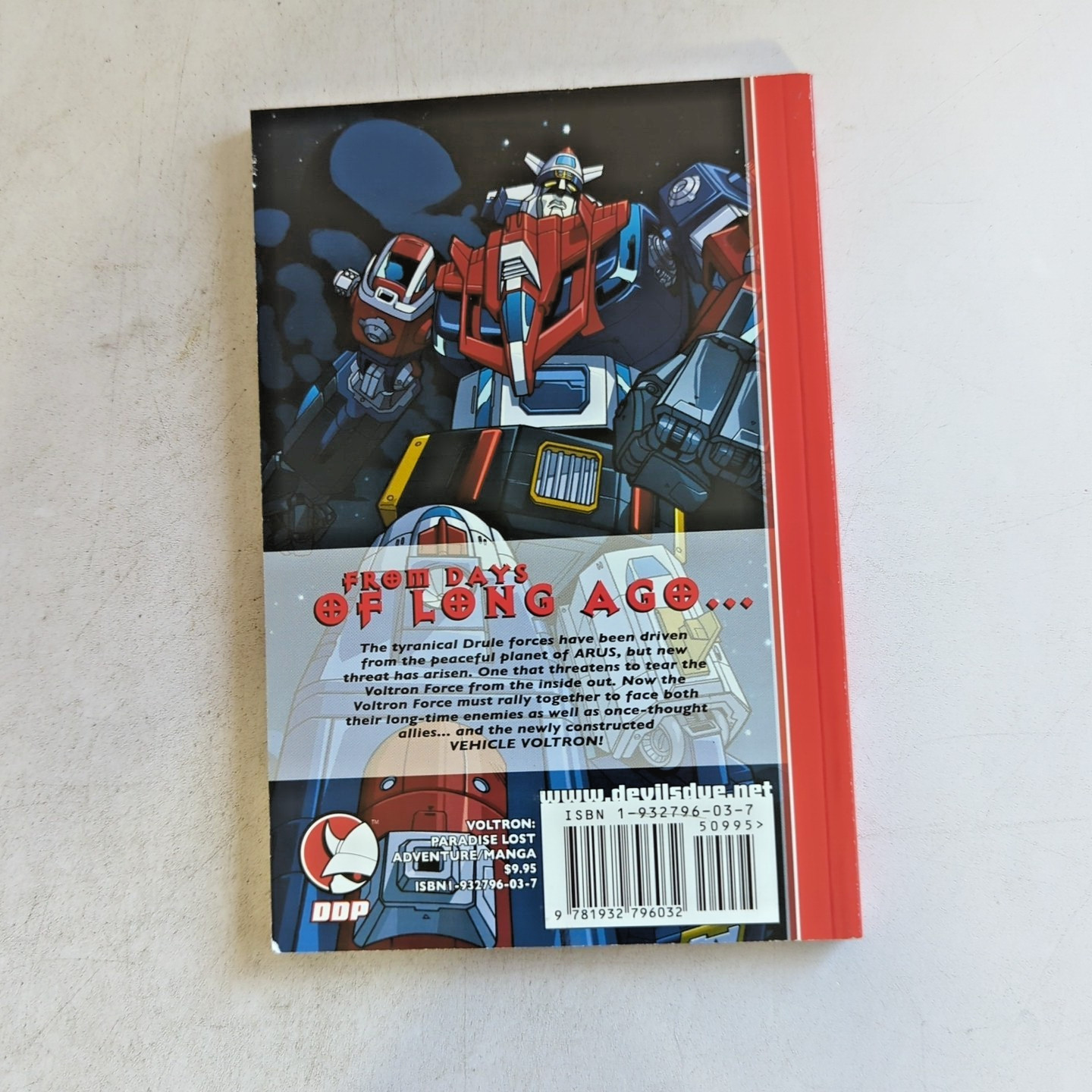 Voltron Defender of the Universe Vol 2 Paradise Lost Devil’s Due 2006 Paperback