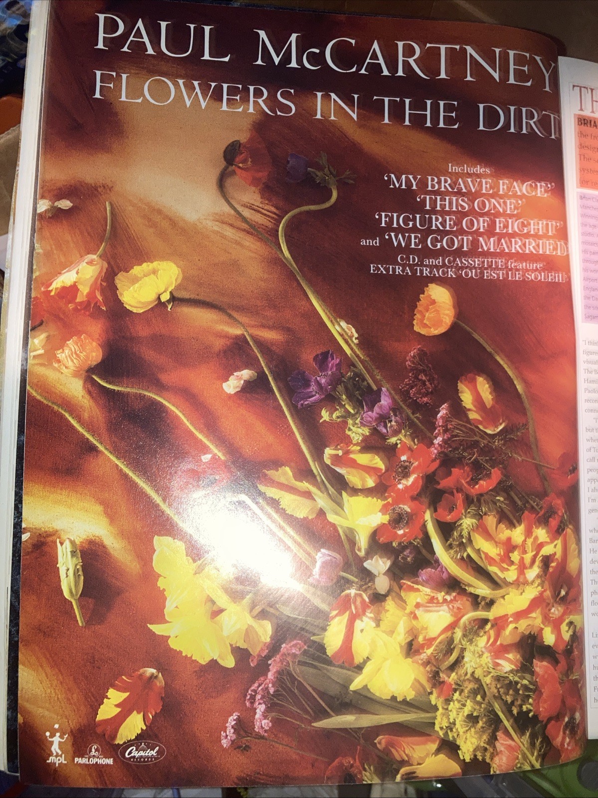 Vintage The PAUL MCCARTNEY World Tour Concert Book Program 1989/1990 The Beatles