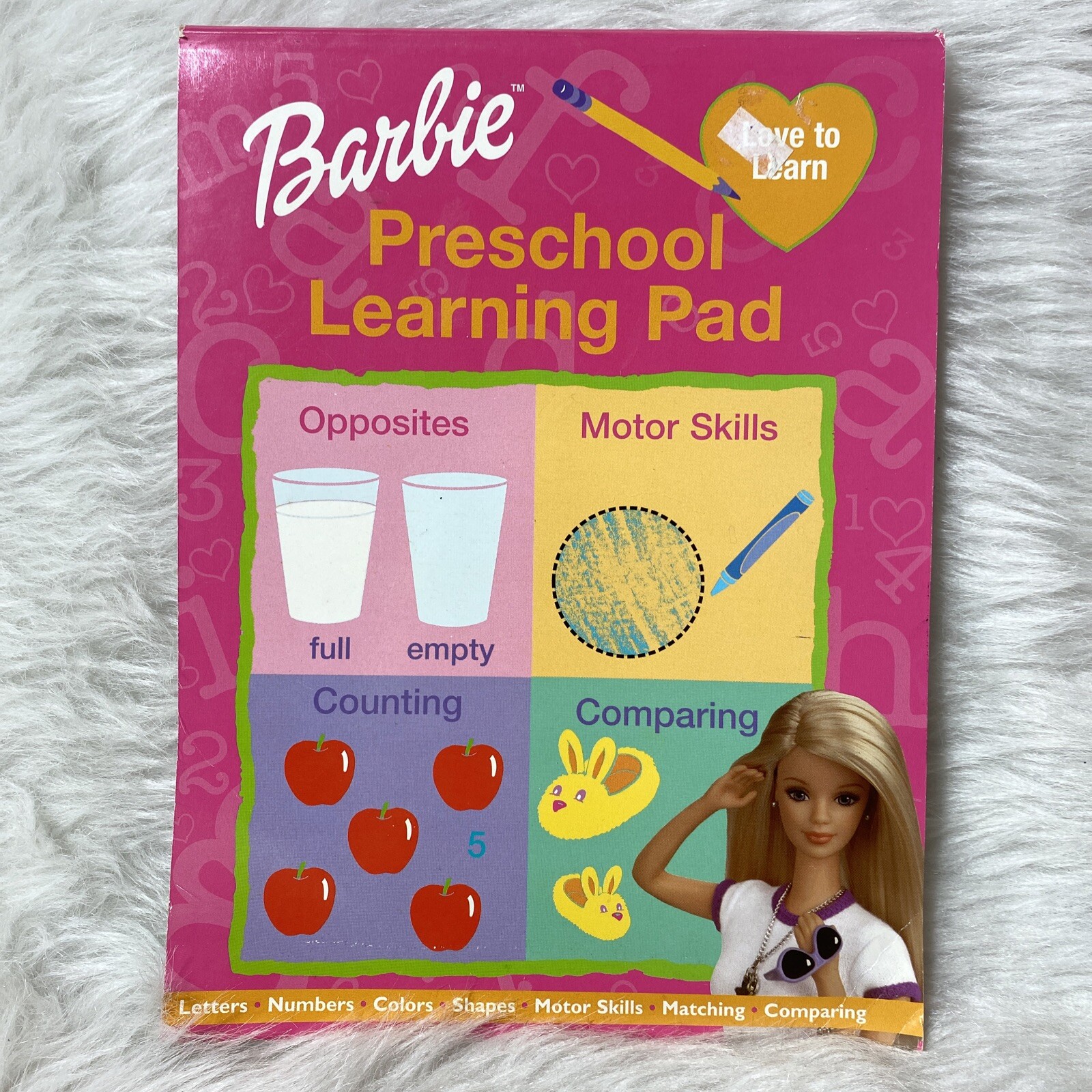Barbie Preschool Workbook So Much To Learn 2002 Mattel Educational 47 Pages