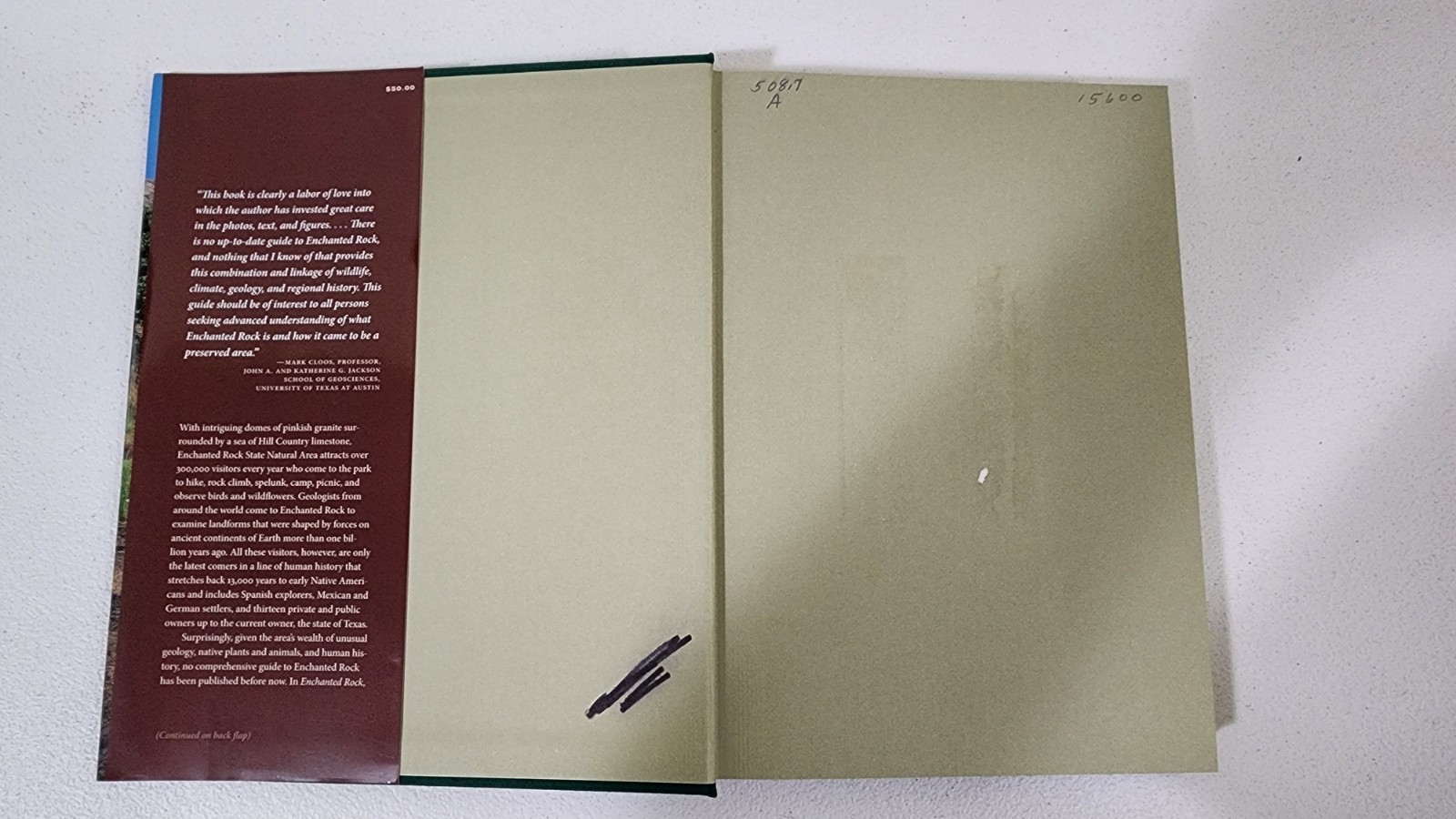 Enchanted Rock : A Natural and Human History by Lance Allred (2009, Hardcover)