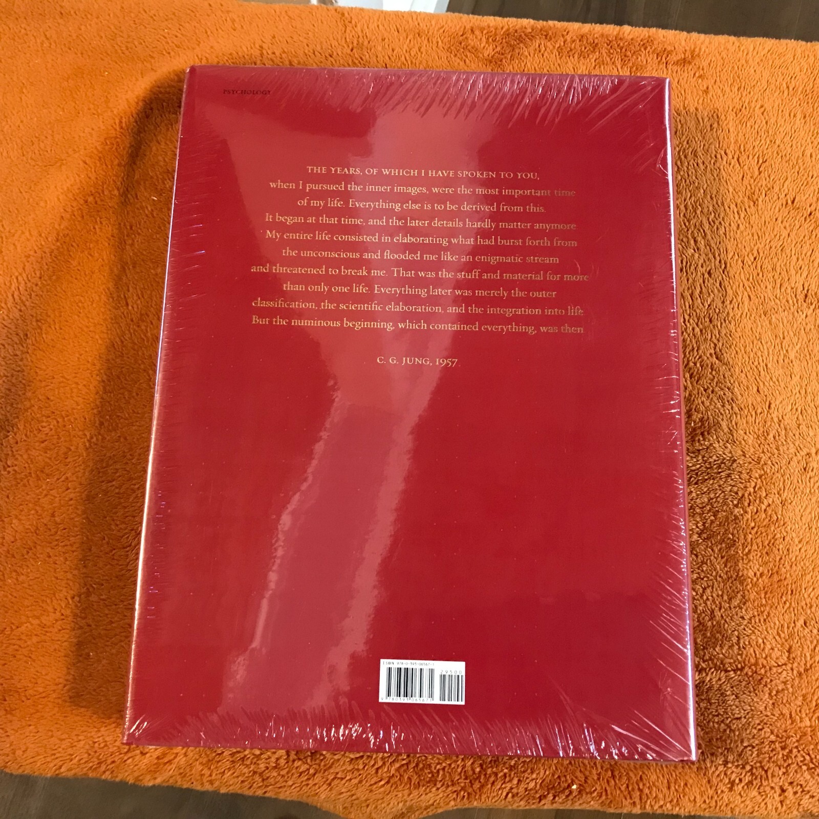 C.G. Carl Jung hardcover THE RED BOOK liber novus SEALED philemon ’09 illus eng!