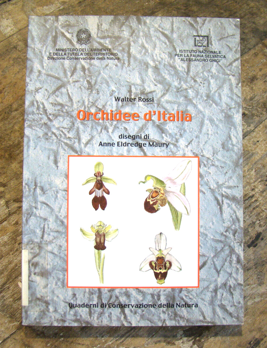 Orchidee d’Italia ~2002 PB~ Rossi Floriculture Flowers Orchids of Italy & CD-ROM