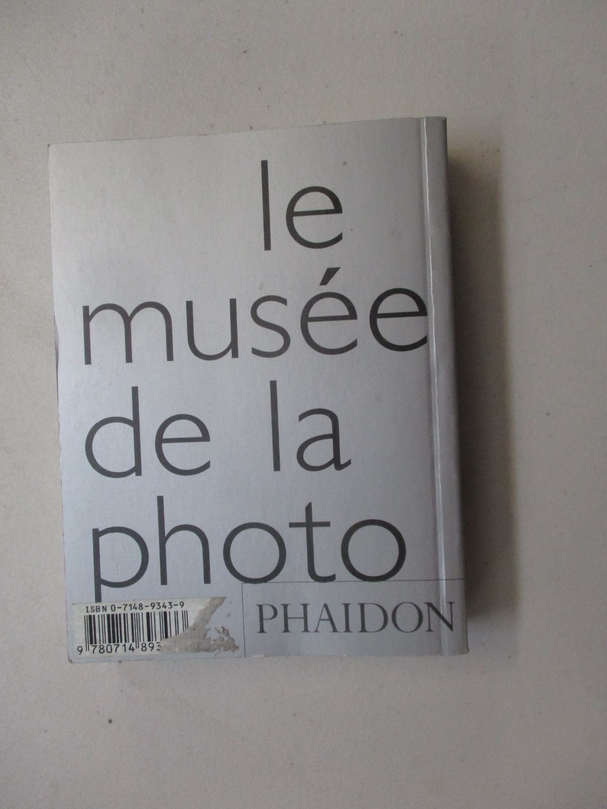 LE MUSEE DE LA PHOTO 2002 PHAIDON TRADE PAPERBACK FRENCH PHOTOGRAPHY ART BOOK