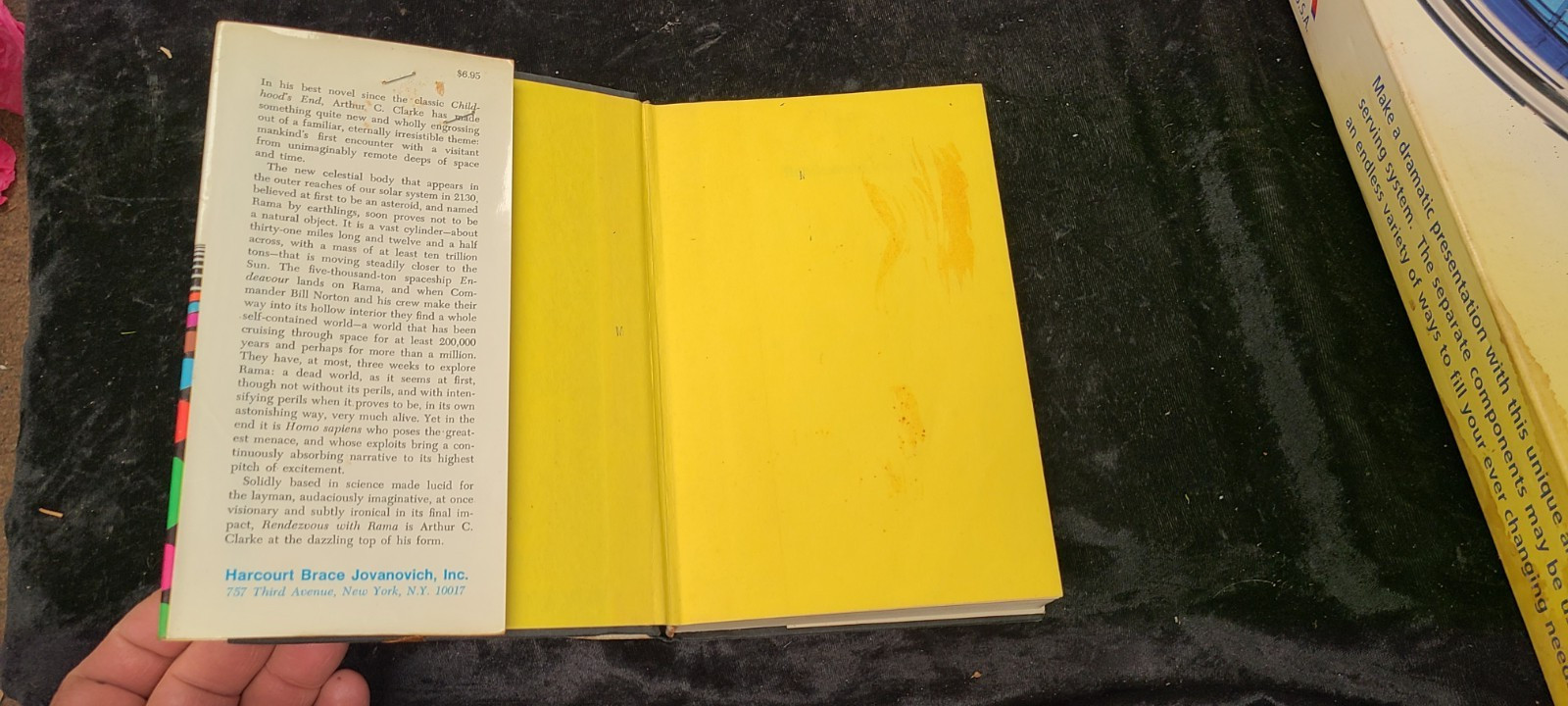 Rendezvous with Rama by Arthur C. Clarke (1973, Hardcover) First Edition