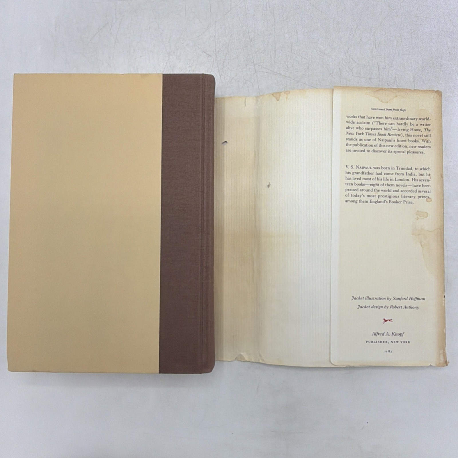 A House For Mr. Biswas by V.S. Naipaul (1983, Alfred A. Knopf) HCDJ