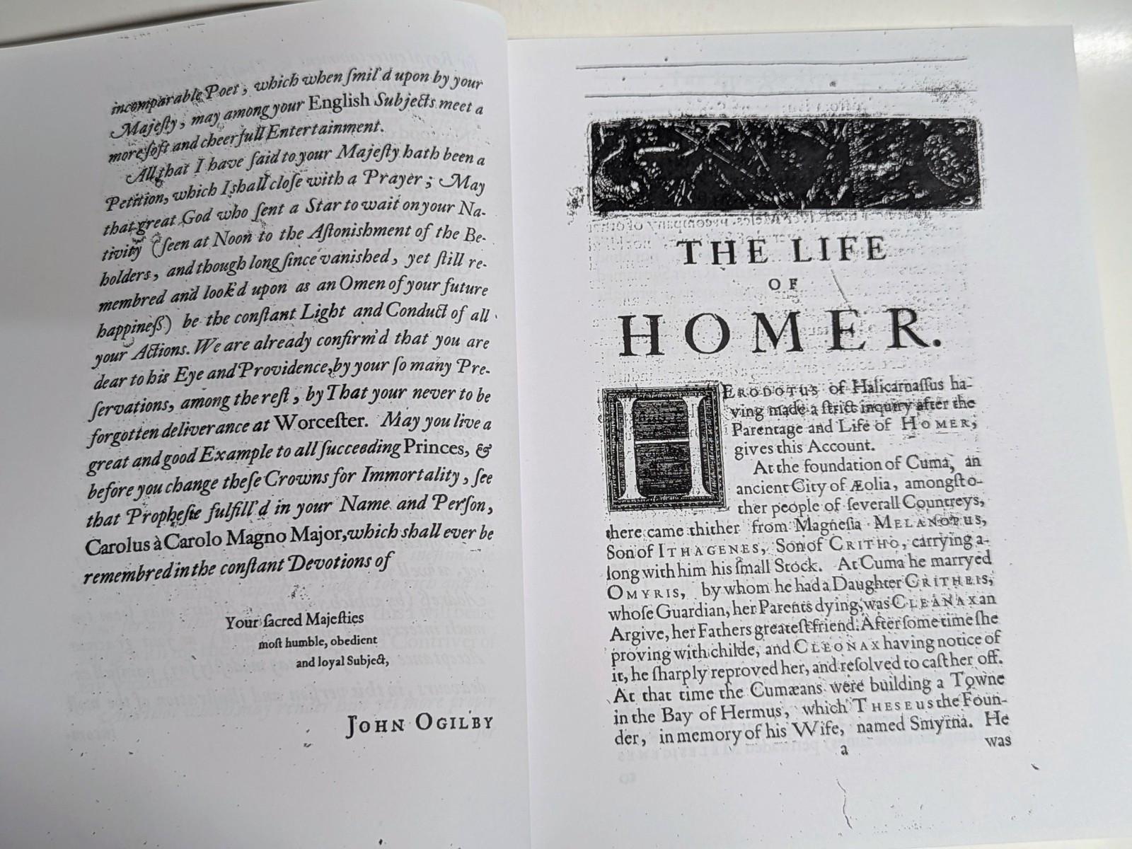 Homer and his Iliads Translated PB John Ogilby EEBO Edition 2010