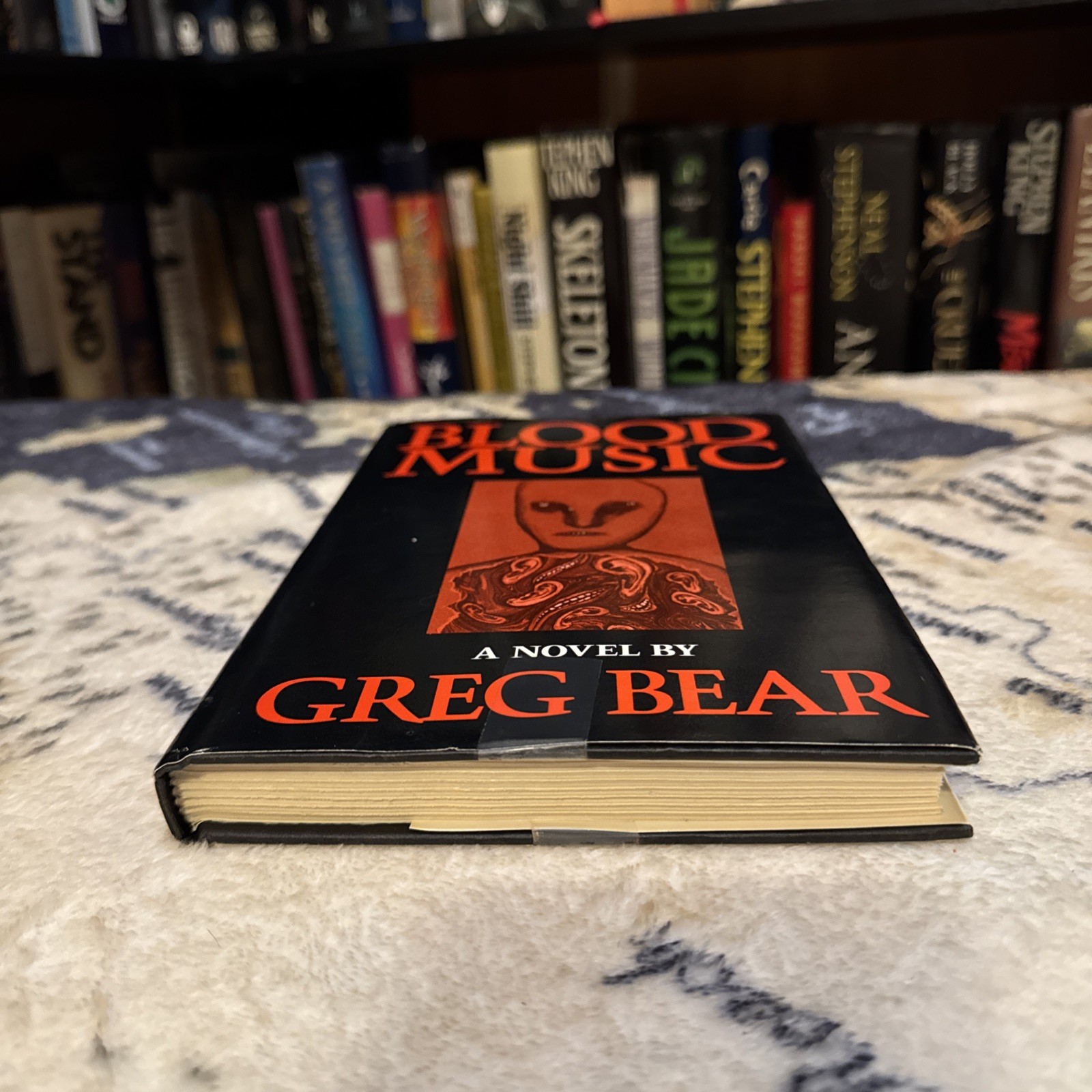 Blood Music – Greg Bear (1985 Hardcover) Book Club Edition BCE, G, Sci-fi Horror