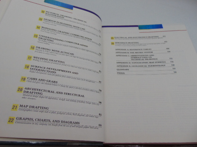 Mechanical Drawing Cad-Communications 12th Edition Text Book McGraw-Hill 1997