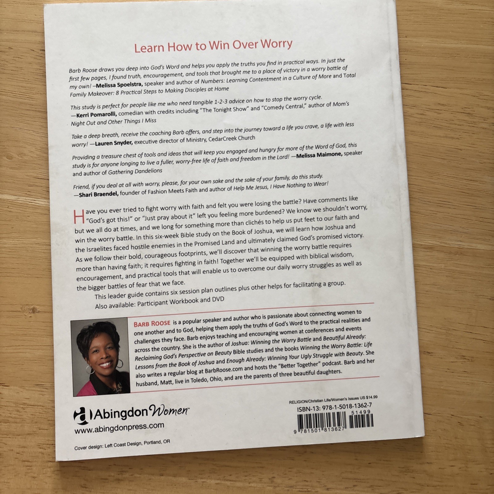 Joshua DVD & Leader Guide Lot by Barb Roose Winning the Worry Battle Study