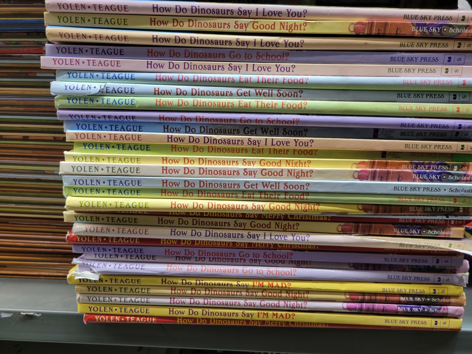 Lot of 5 How Do Dinosaurs Series Books PB & HC by Jane Yolen „RANDOM“