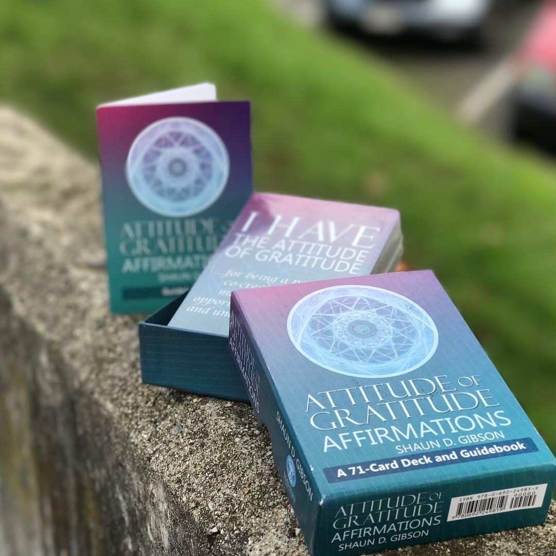 Gratitude Affirmations Daily Guidence 71 Card Deck & Guide Book