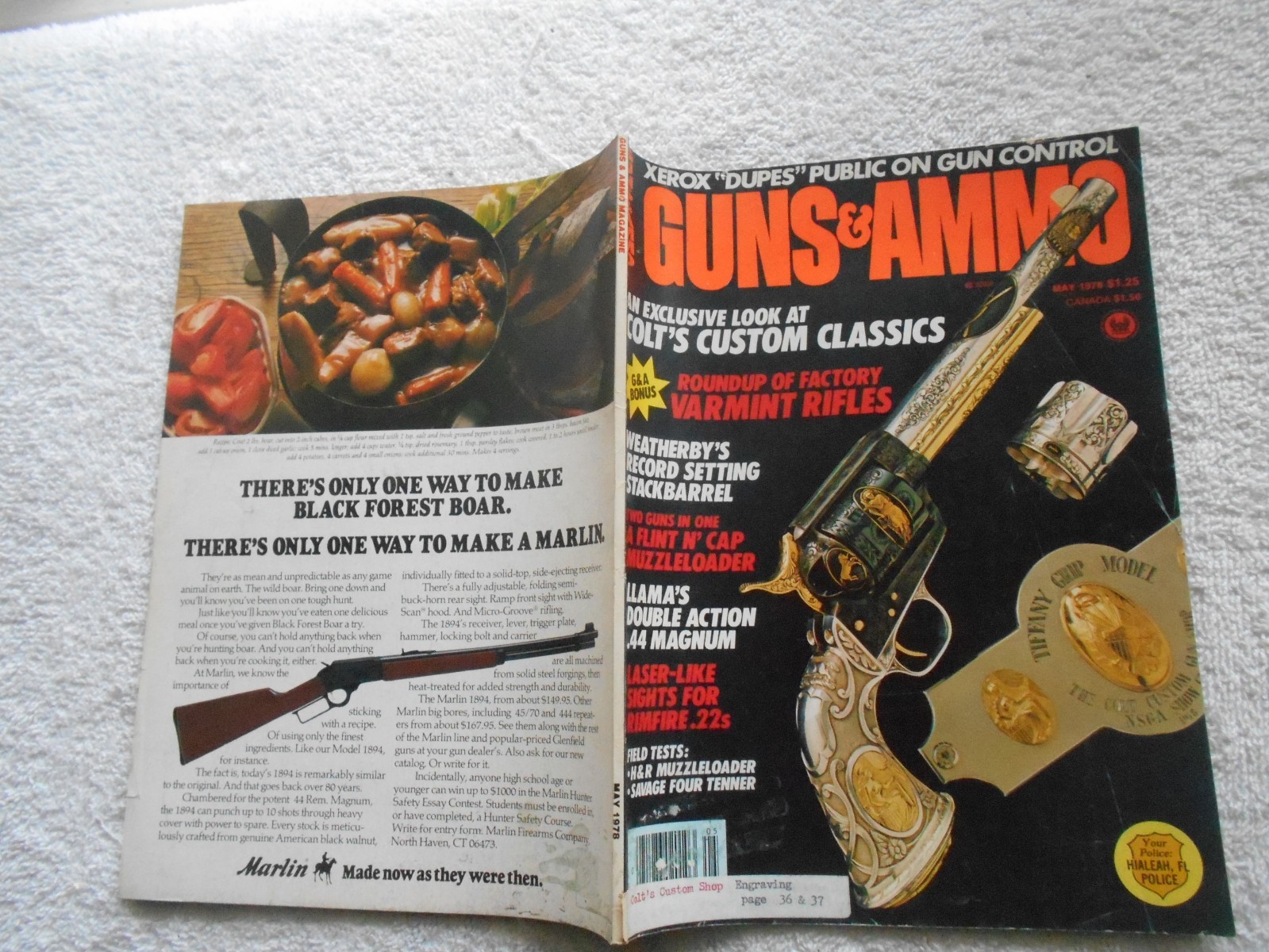 GUNS & AMMO Magazine-MAY,1978-AN EXCLUSIVE LOOK AT COLT’S CUSTOM CLASSICS