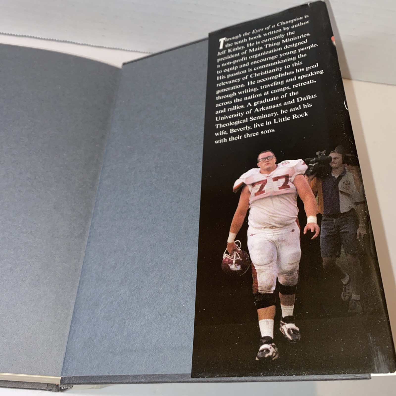 Through the Eyes of a Champion The Brandon Burlsworth Story Jeff Kinley 1st ed.