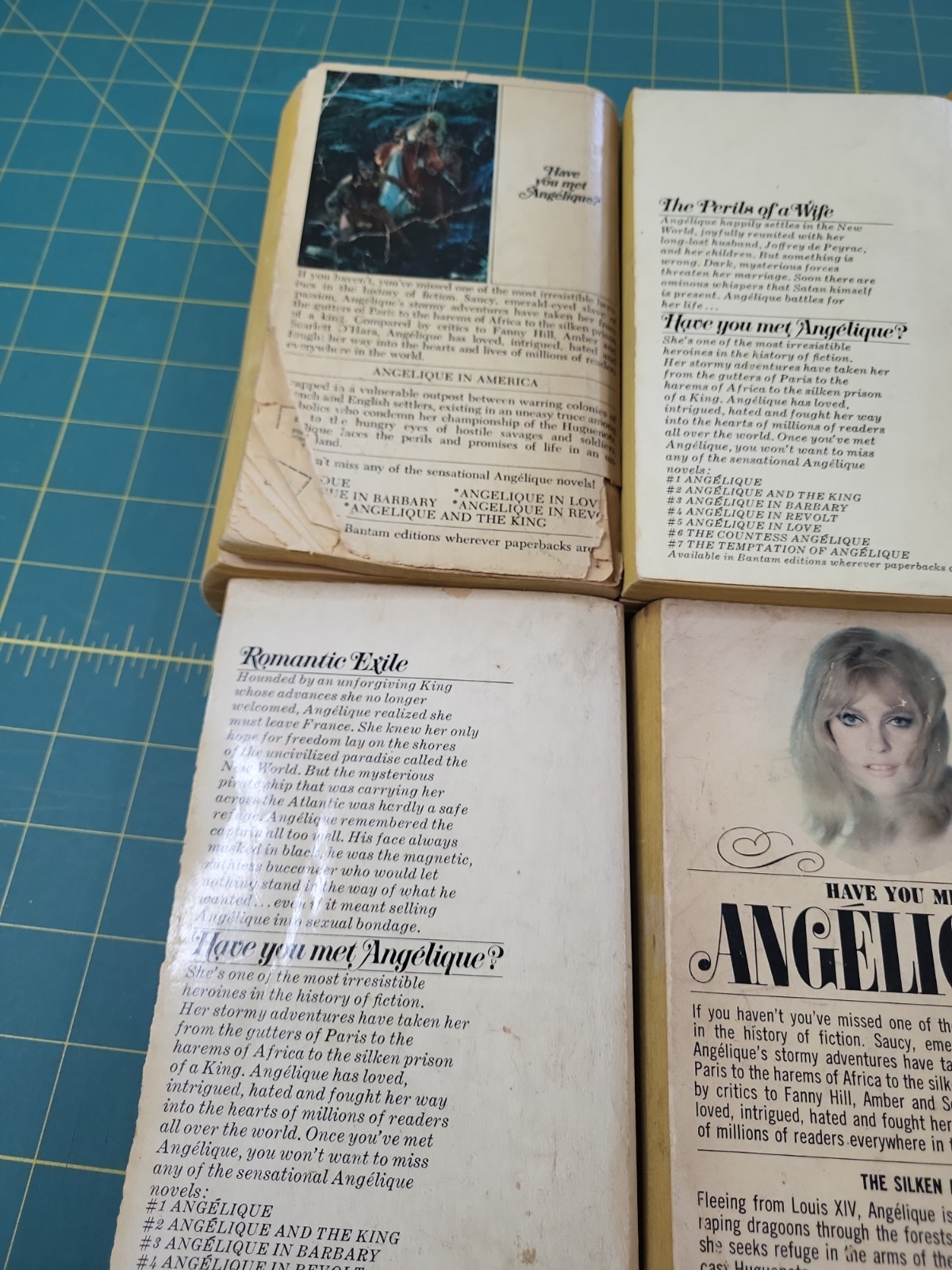 Lot Of 8 Sergeane Golon Pb Books Angelique „SEE PHOTOS“