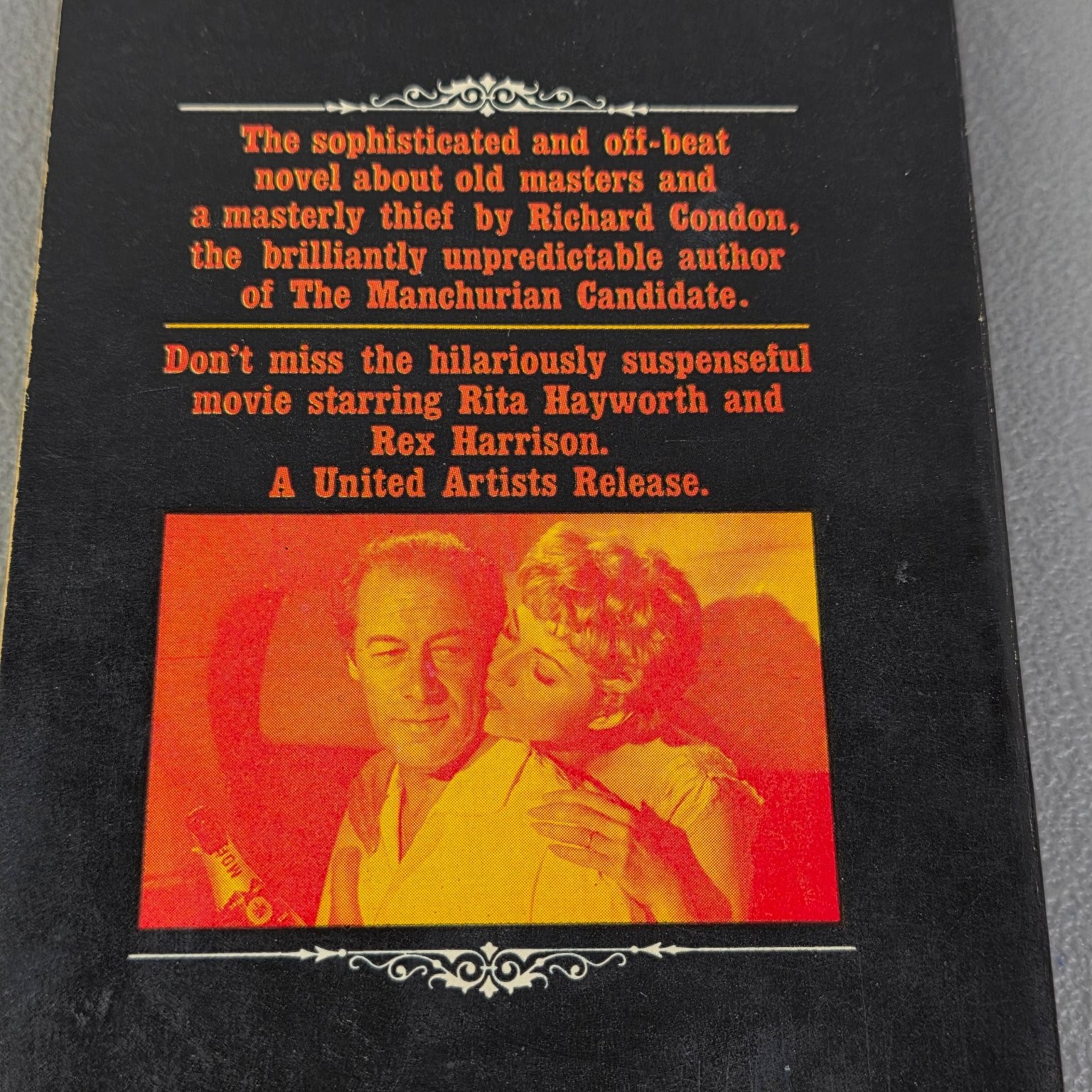 The Happy Thieves Richard Condon 1962 Bantam Edition Movie Tie-In Novel