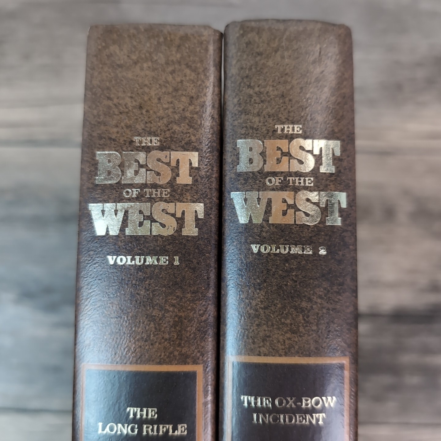 Best of The West Vol 1 & 2 Readers Digest Treasury of Western Adventure 1st Ed.