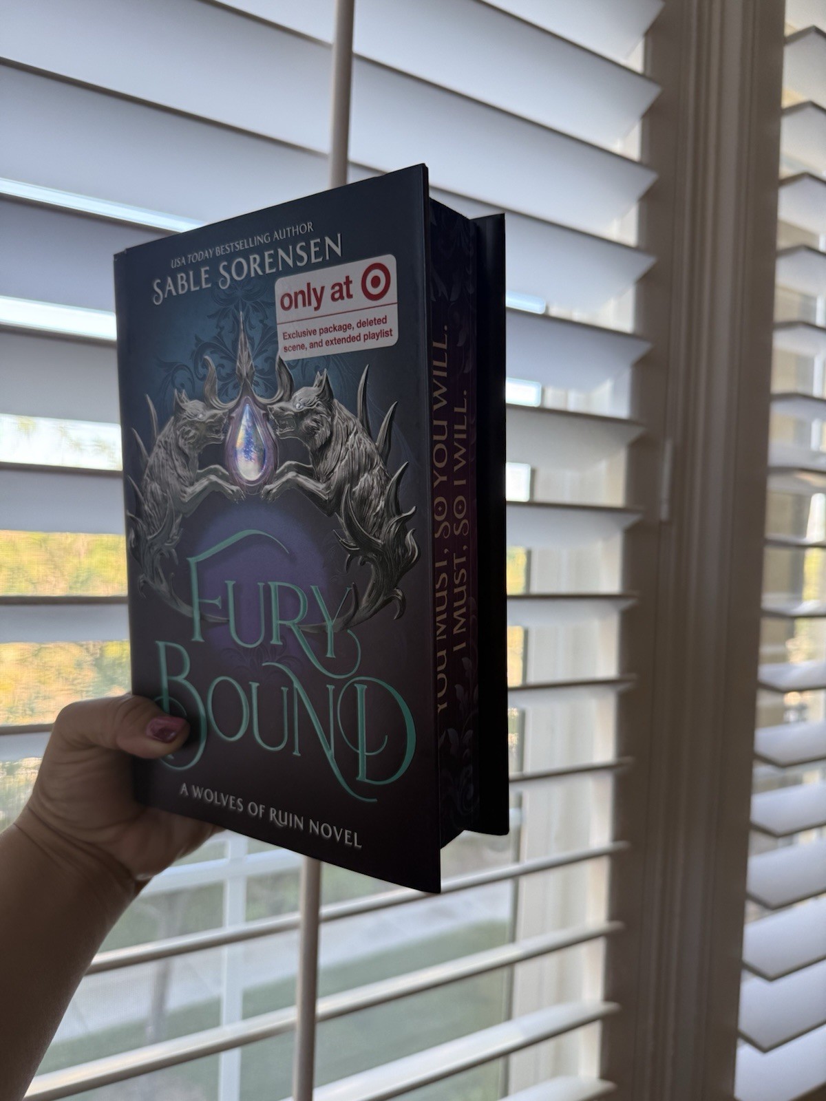 Fury Bound by Sable Sorensen (Target Exclusive Edition) Sprayed Edges