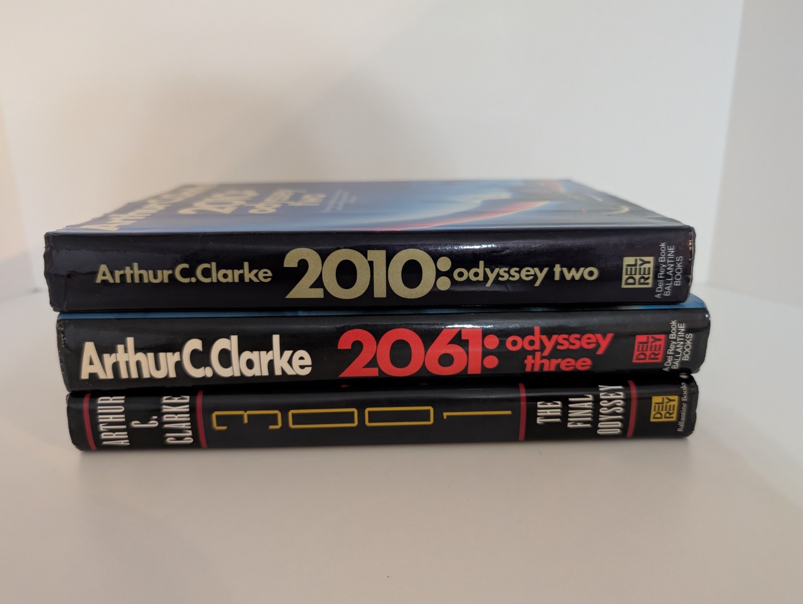 Arthur C Clarke Odyssey HC Lot 2010 2061 3001 1st Ed Del Rey