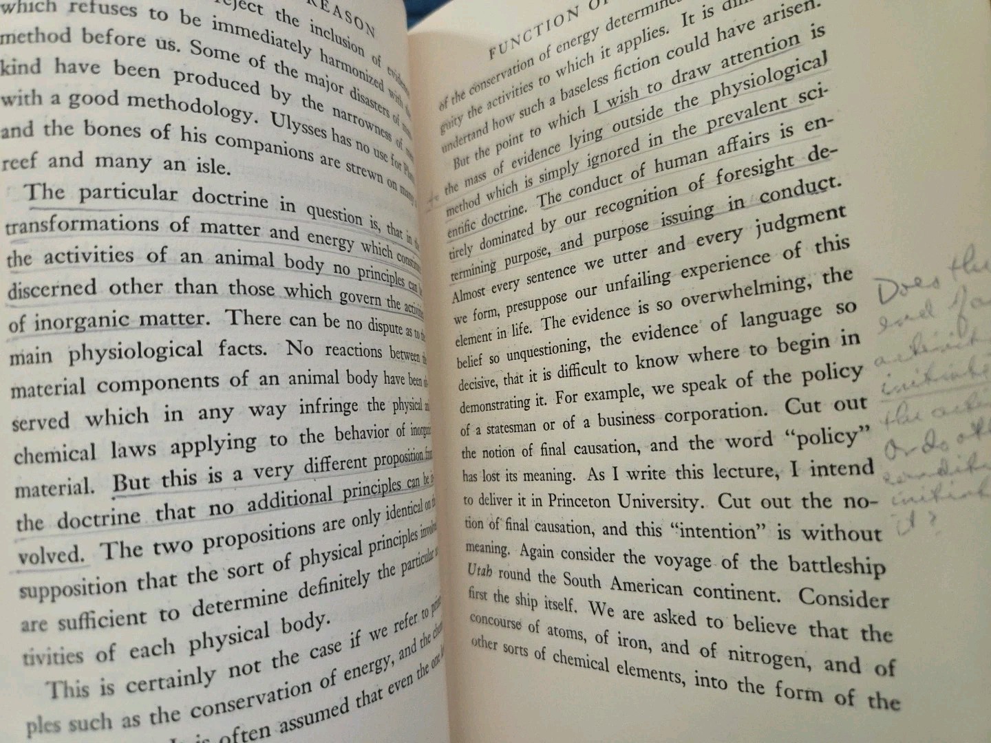 The Function of Reason by Alfred North Whitehead 1962 Beacon Press Paperback