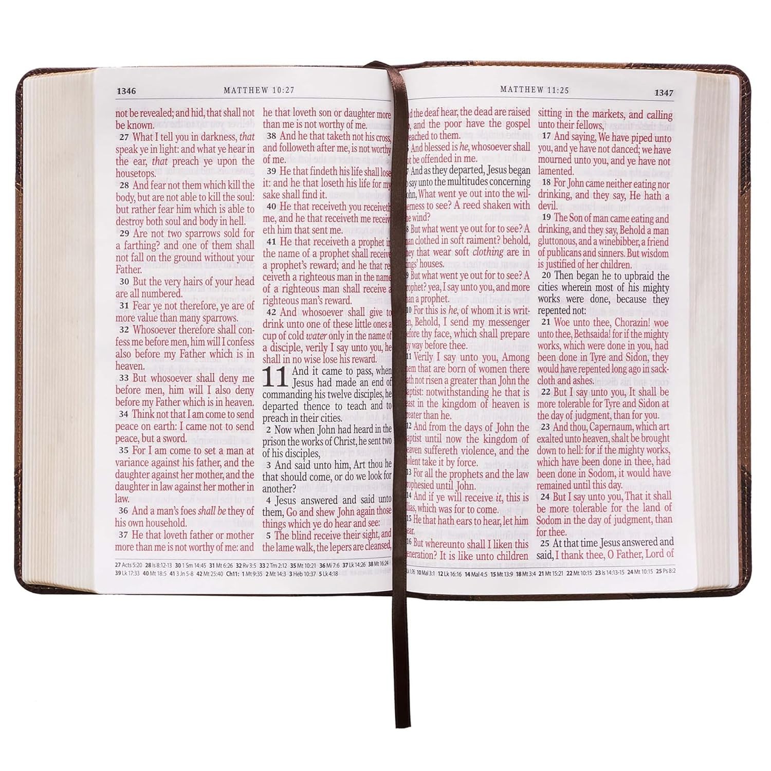 KJV Holy Bible, Giant Print Standard Size Faux Leather Red Letter Edition – Thum