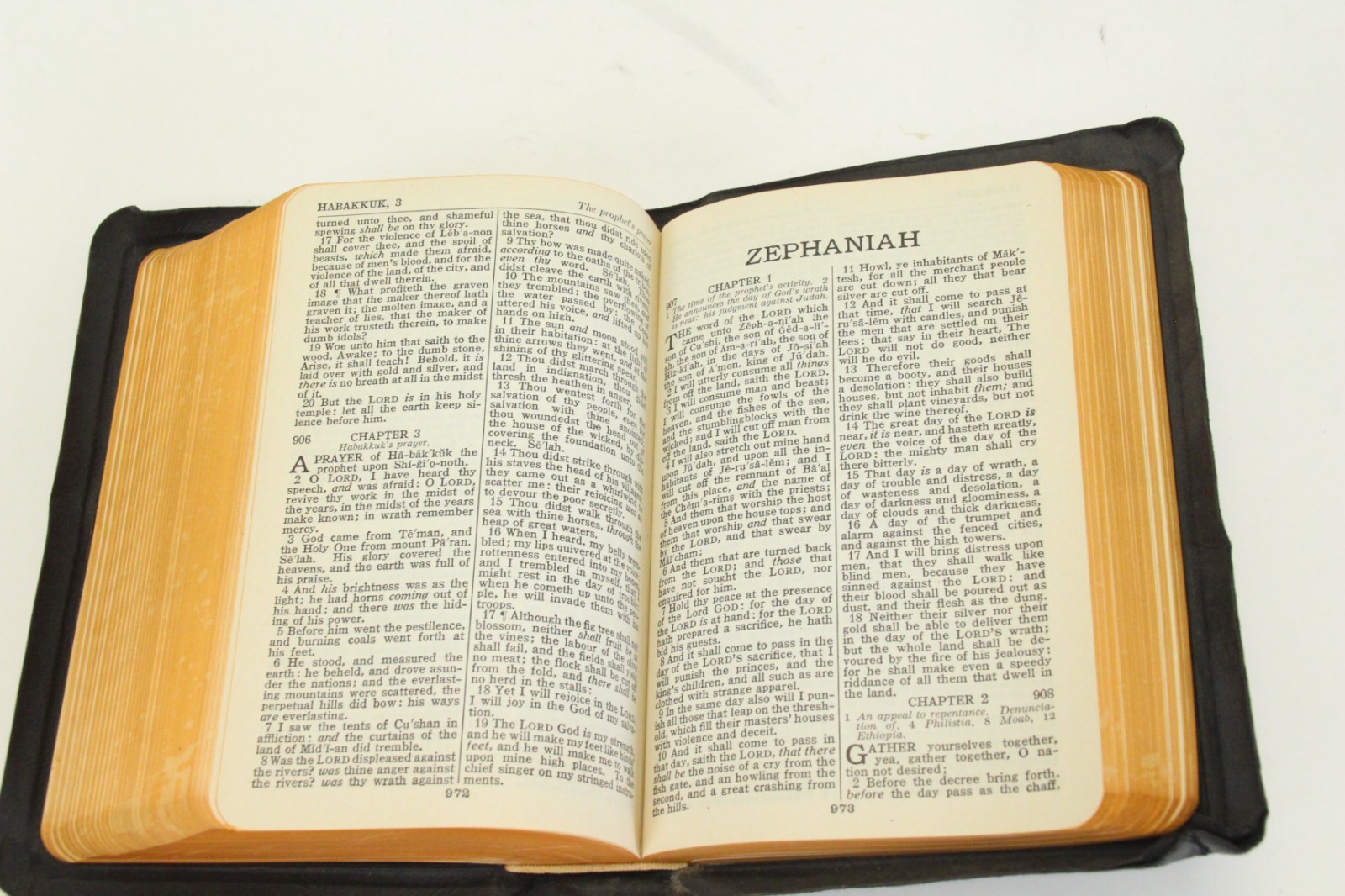 Vintage Holy Bible Self-Pronouncing KJV National Bible Press 119 Leather