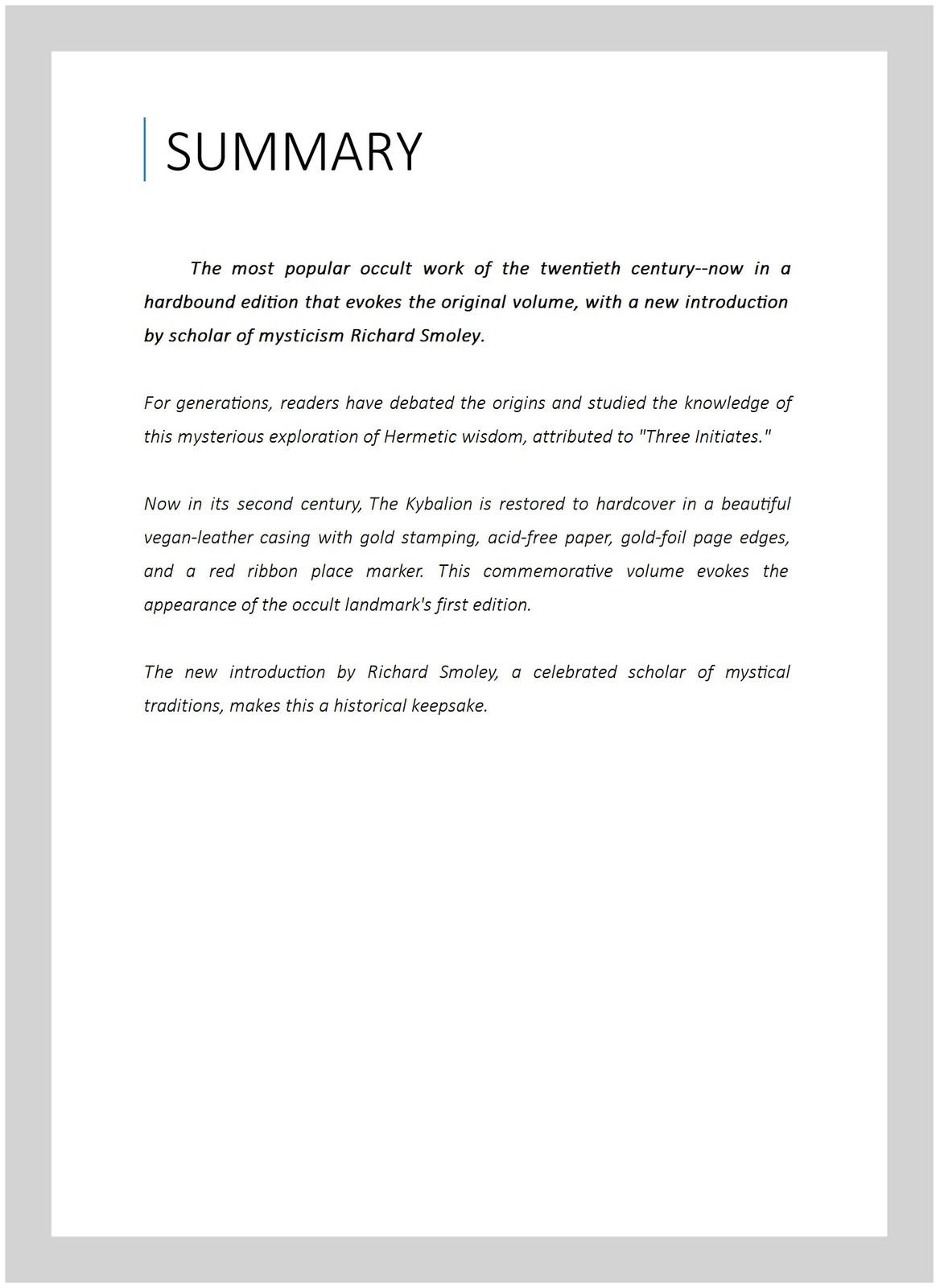 Kybalion : A Study of the Hermetic Philosophy of Ancient Egypt and Greece: Th…