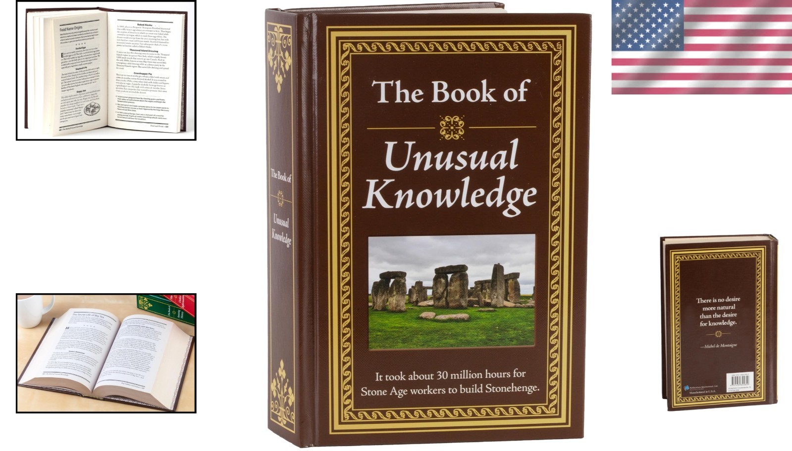 The Book of Unusual Knowledge: Big Book of Fascinating Facts & Info – Hardcover