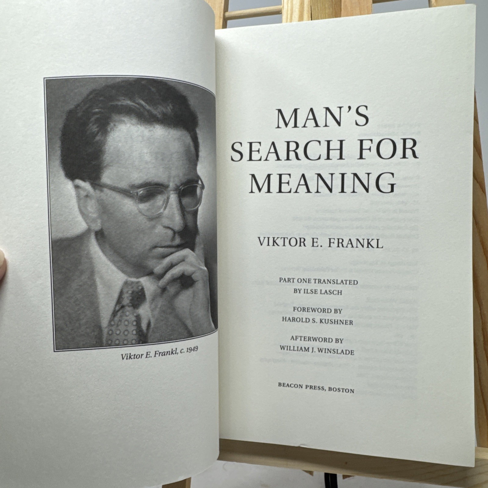 Viktor E. Frankl Man’s Search for Meaning Holocaust PB