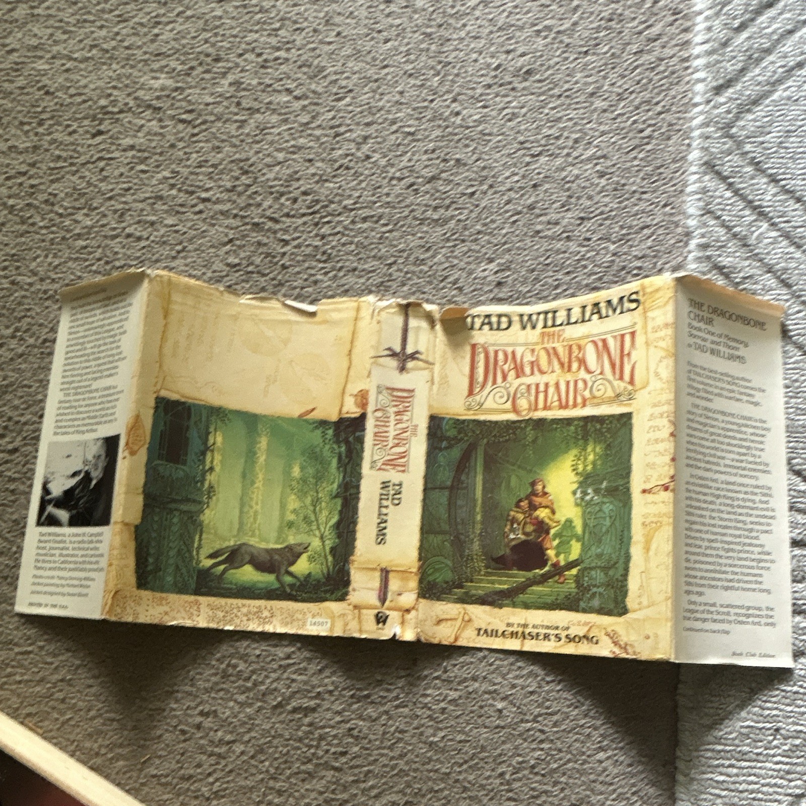 Tad Williams The Dragonbone Chair Paperback Fantasy Fiction Novel for Adults