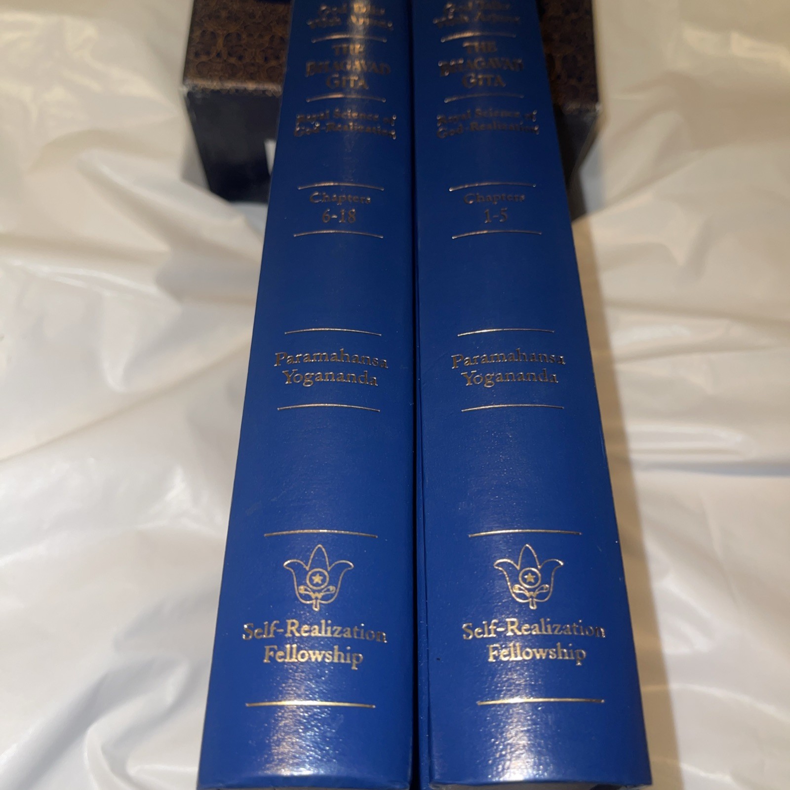 The Bhagavad Gita by Paramahansa Yogananda, 2 Volume Box set Hardcover