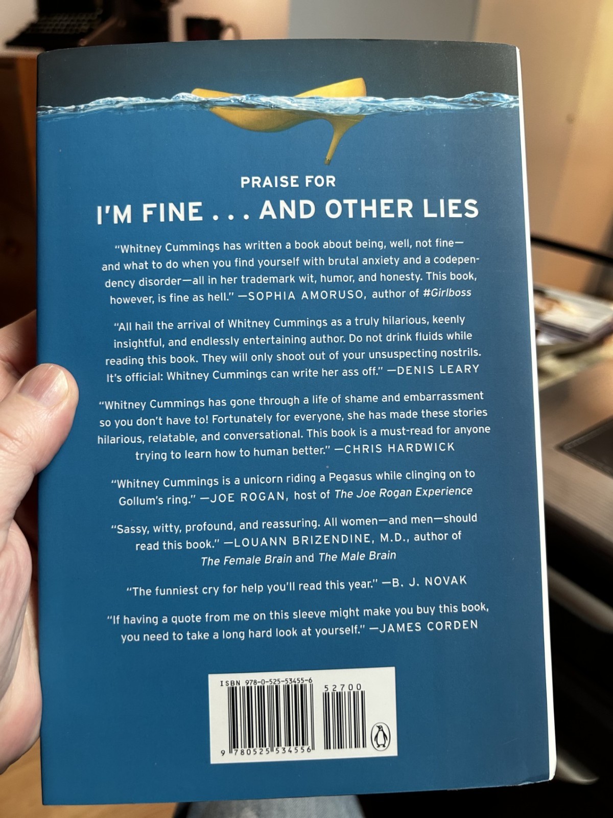 WHITNEY CUMMINGS I’m Fine…And Other Lies NEW First Edition SIGNED HCDJ Book