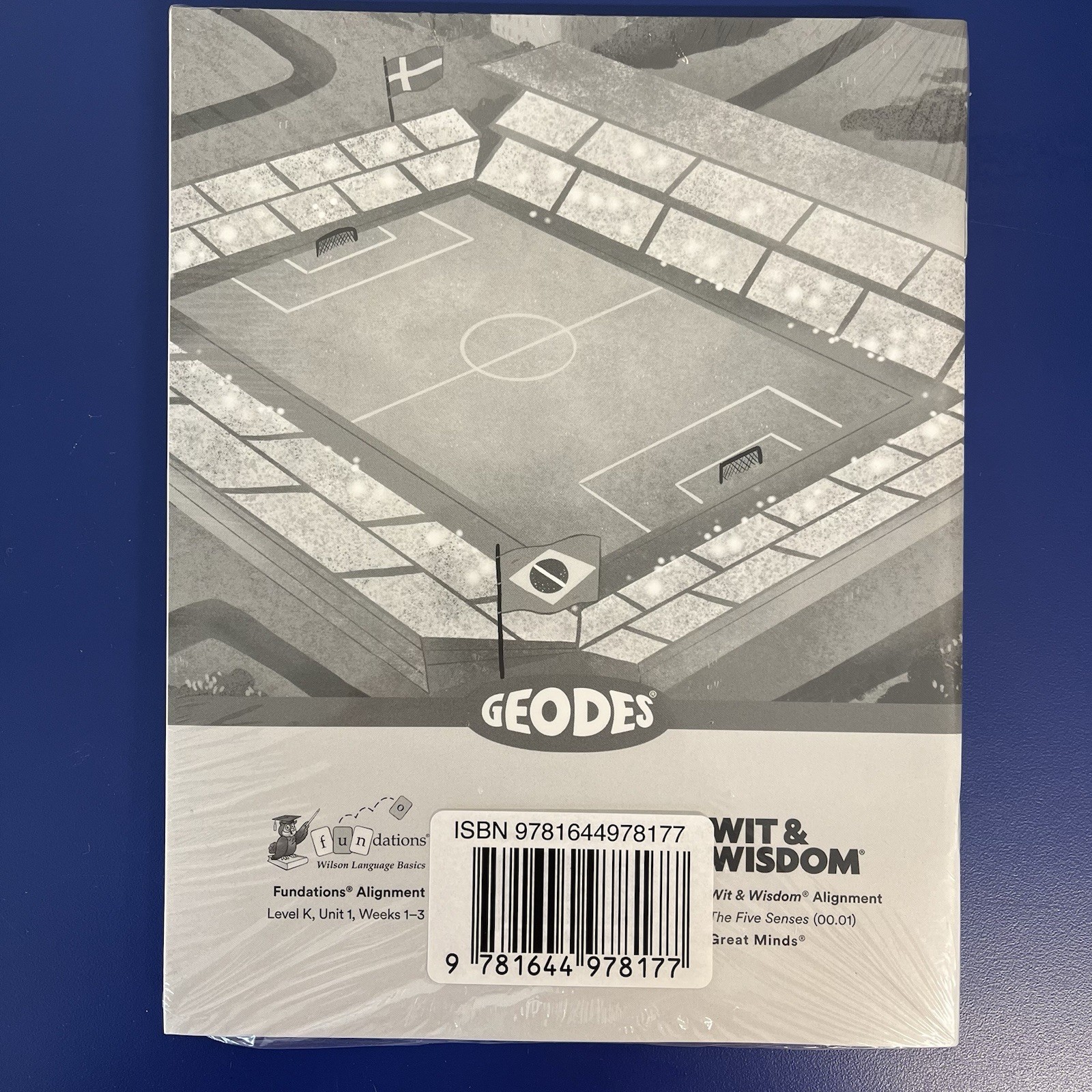 My Geodes Fundations Level K Mod 1, Set 1- Explore South America Pelé NEW 5 pack