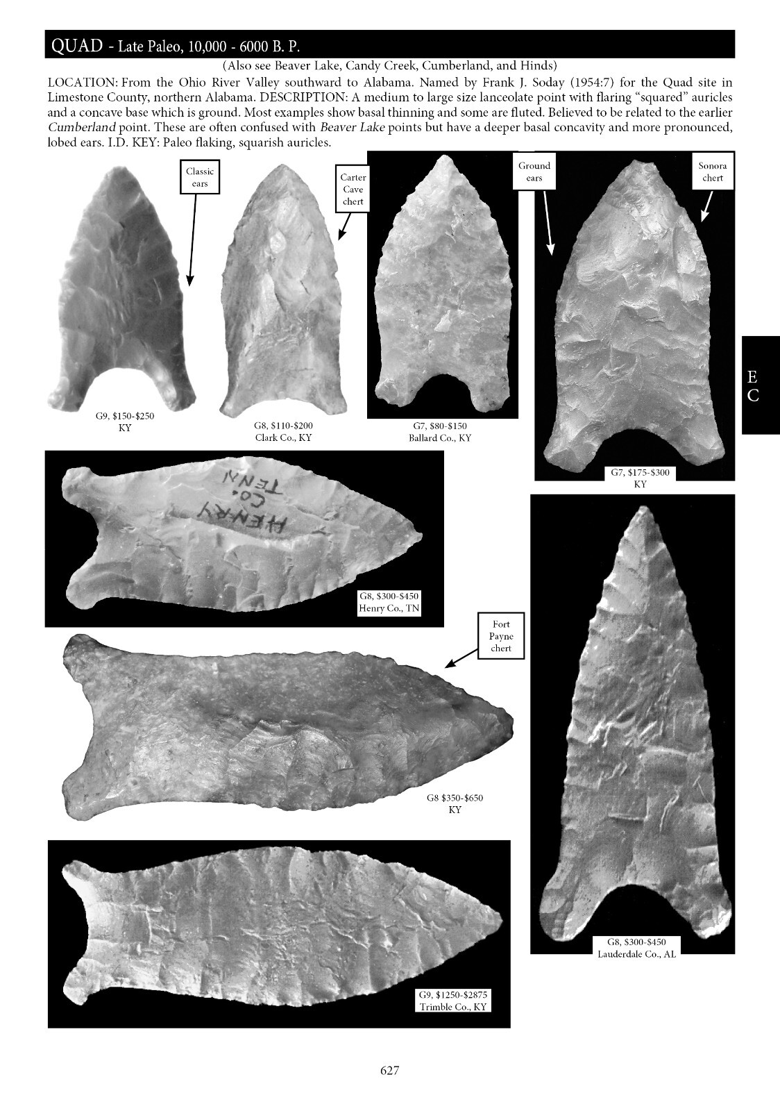 NEW 16th Ed. Official Overstreet Indian Arrowheads Identification & Price Guide
