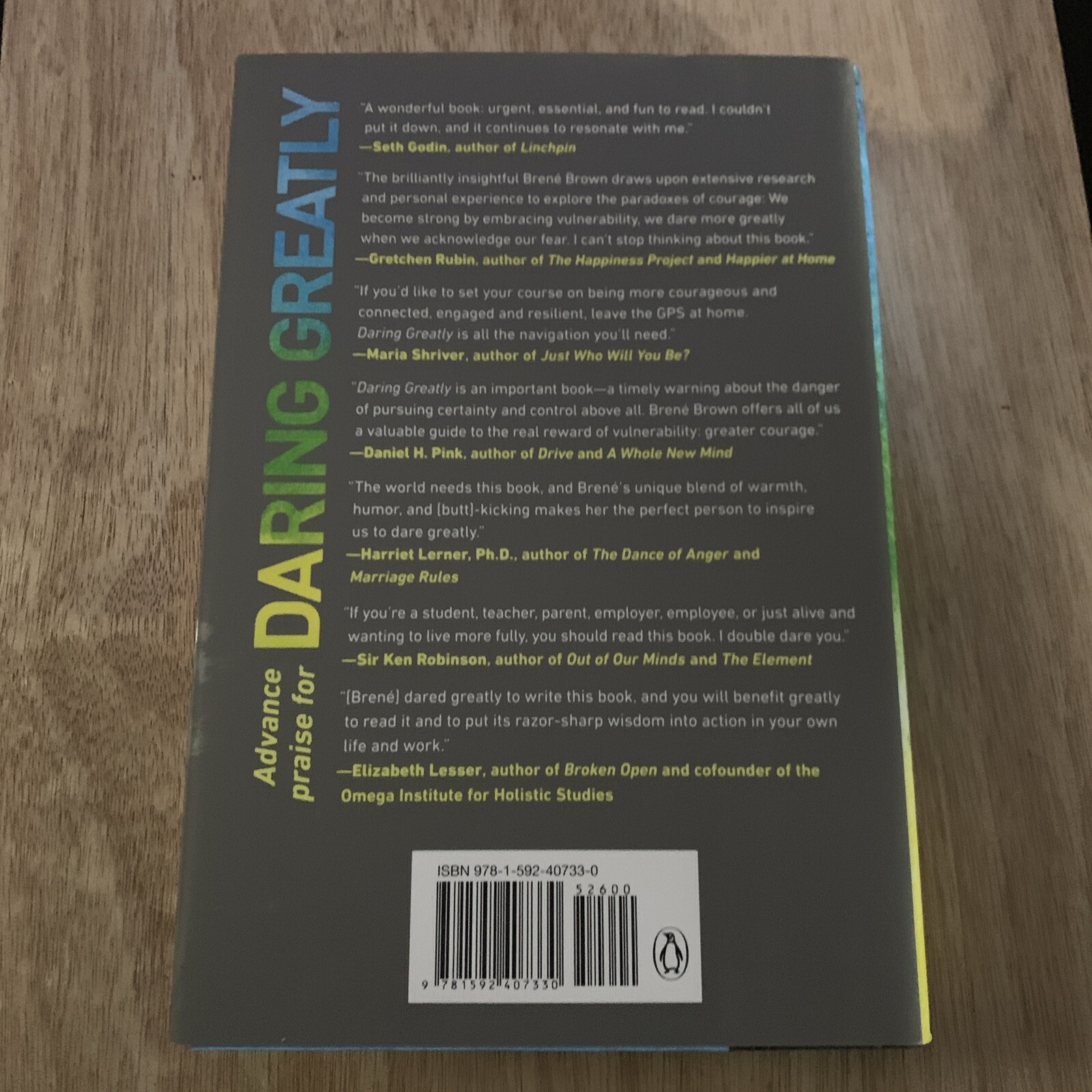 2012 Daring Greatly By Brene Brown First Printing