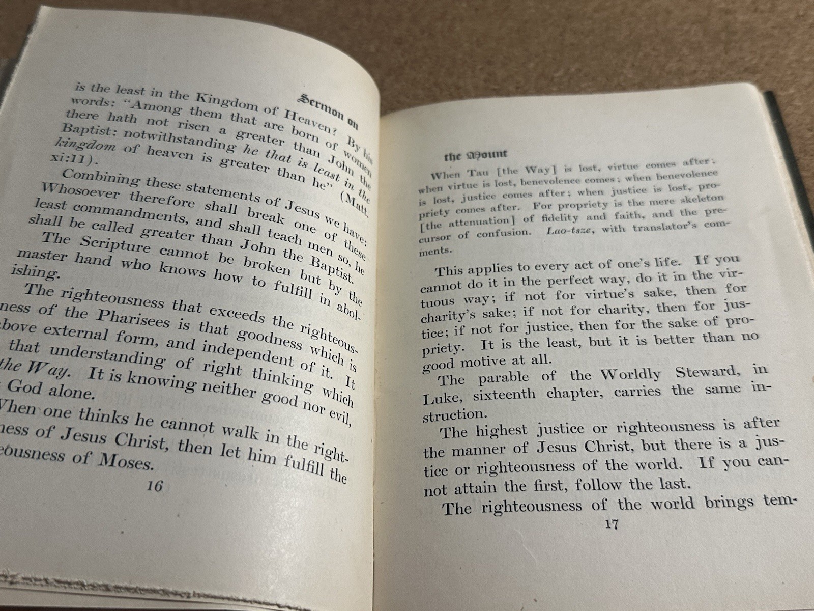 The Sermon on the Mount Annie Rix Militz 1904 SC Antique Christian Bible Book