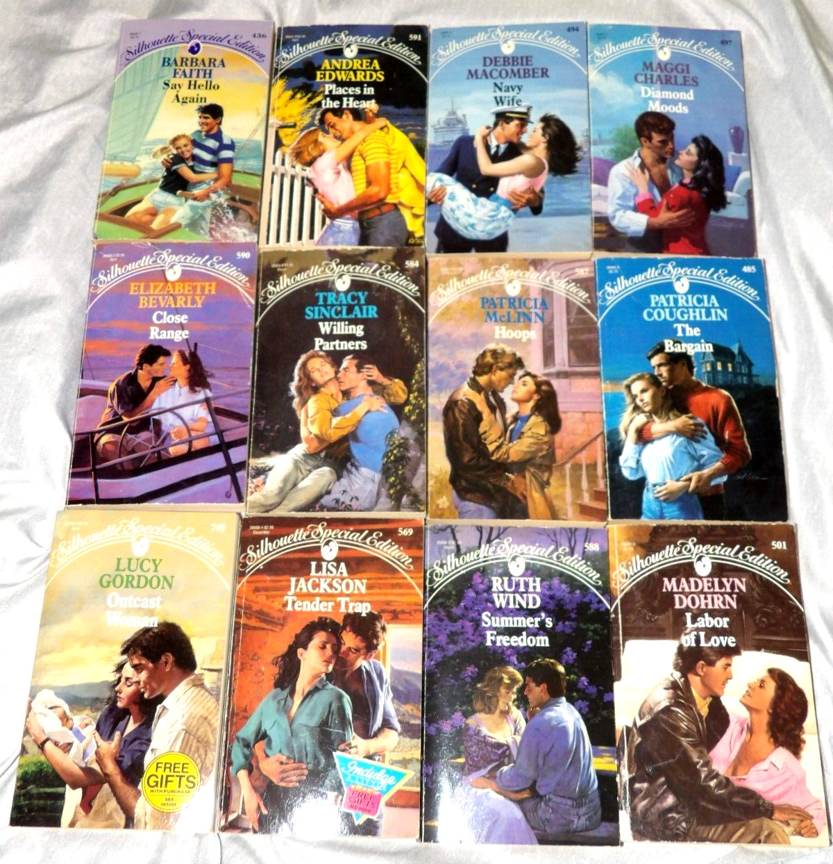 Silhouette• Special Edition Series• Lot Of 12 Books• All 250+ Pages Each!•