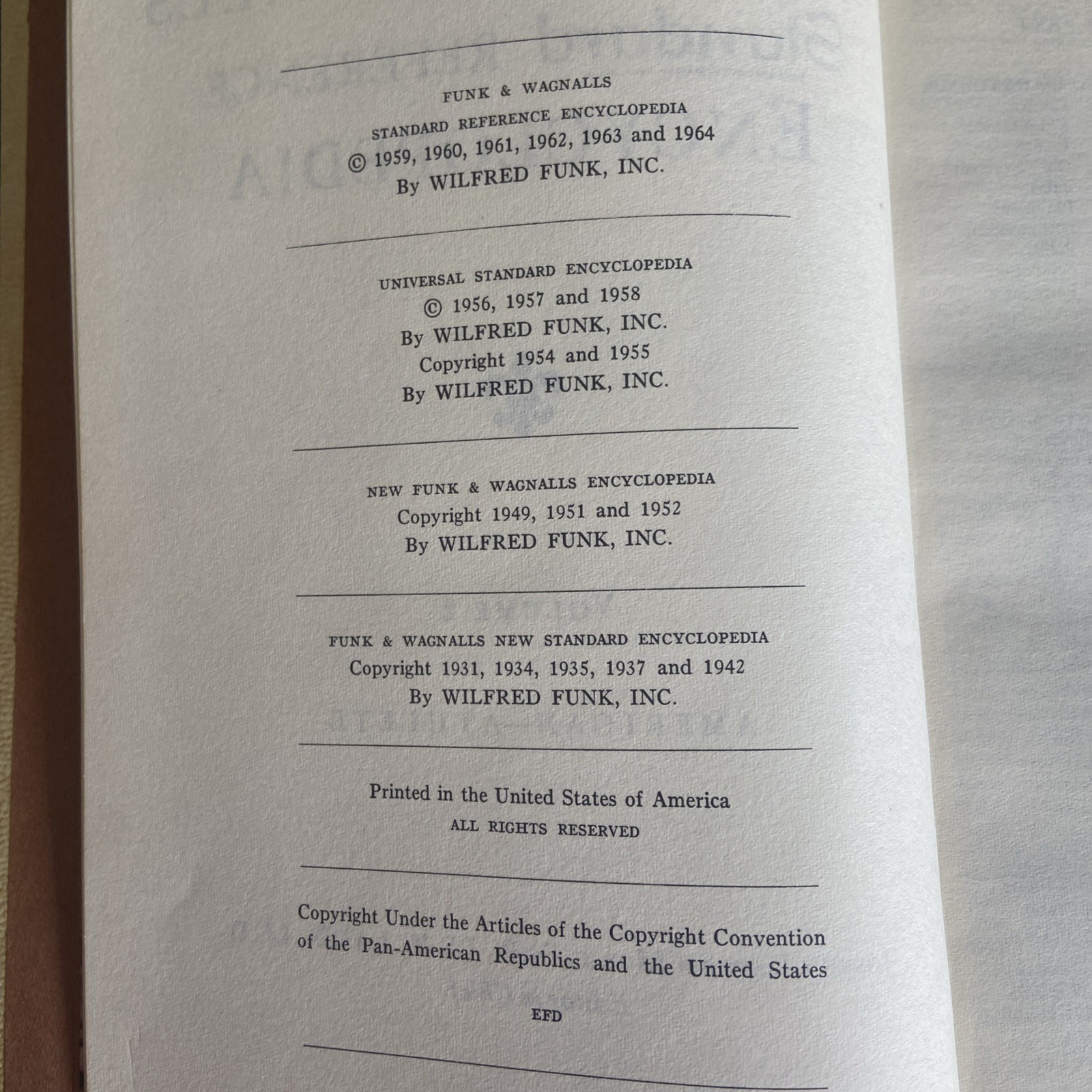 Funk And Wagnalls Standard Reference Encyclopedia Volume 2 (Hardcover, 1964)